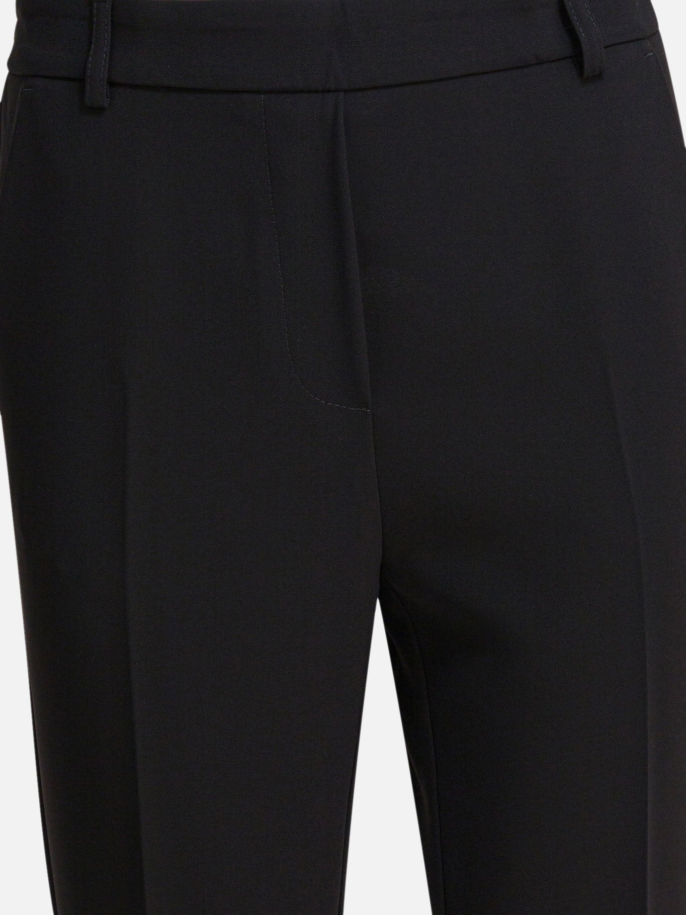 Leisure trousers Solid colour  Black - Semper Women | PDP | VIETTI Online Store | thumbnail_3