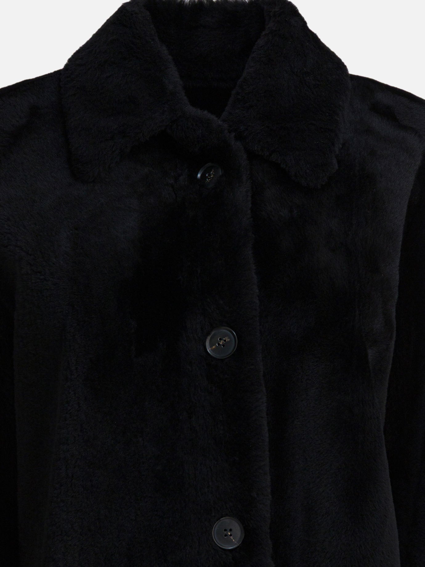 Long coats Solid colour  Black - Semper Women | PDP | VIETTI Online Store | Zoom-Modal_5
