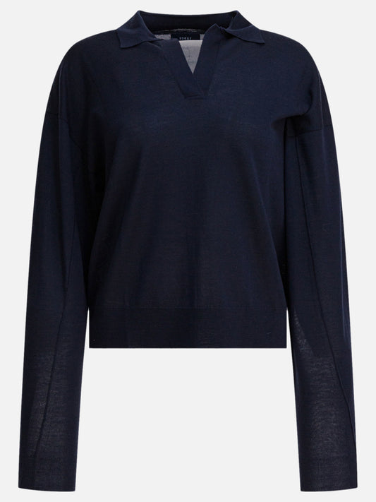 Maglioni scollo a V Solid colour  Blu - Soeur Donna | PLP | VIETTI Online Store 
