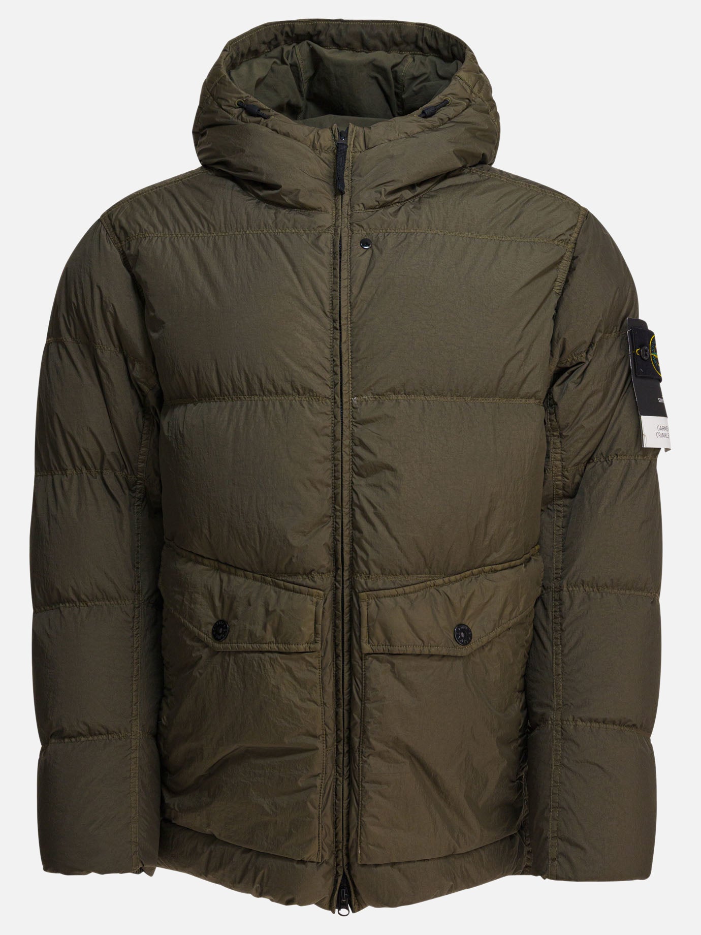 Stone Island Nylon resp down jacket 29246703_M Green thumbnail_1