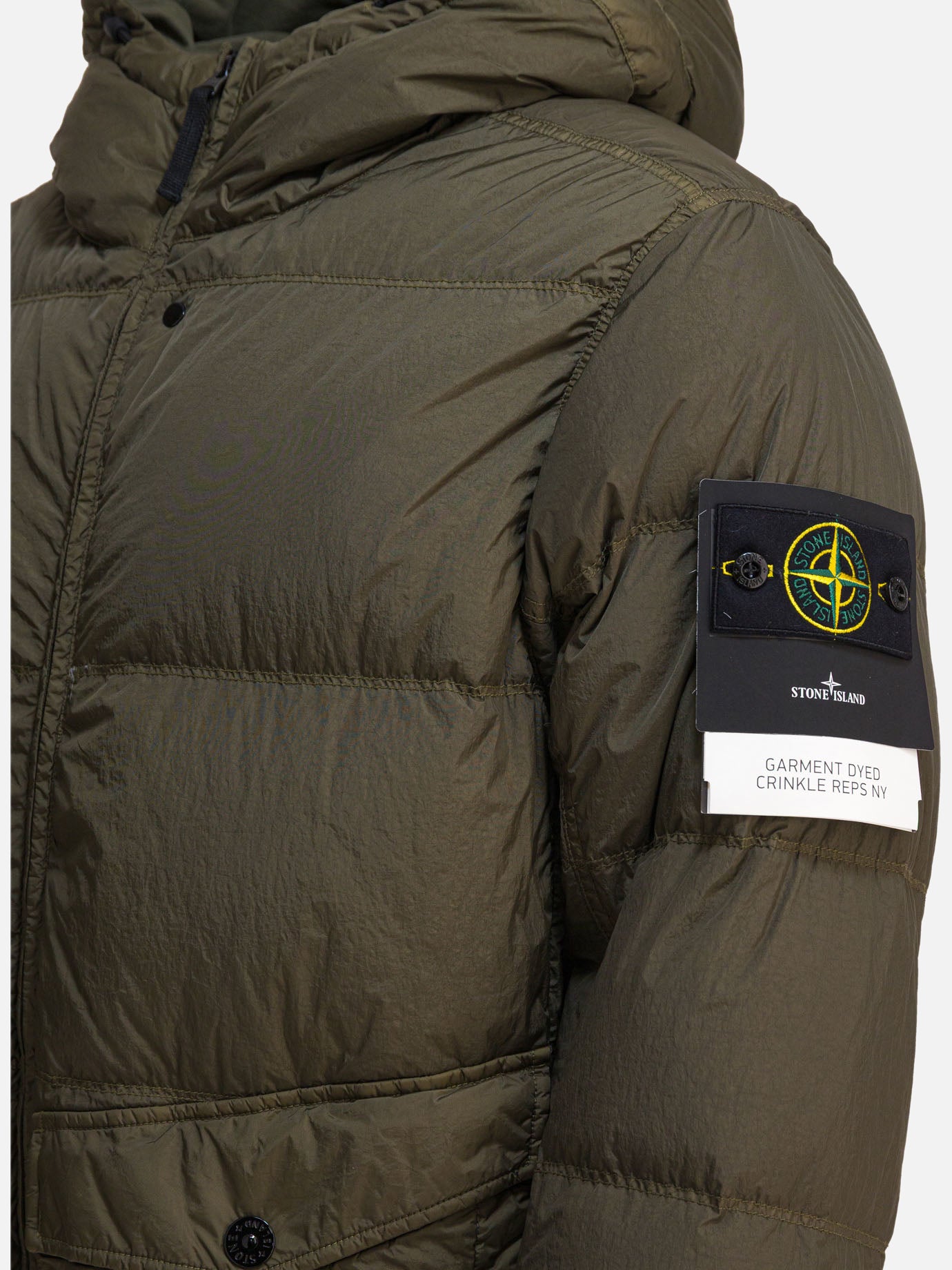 Stone Island Nylon resp down jacket 29246703_M Green thumbnail_4