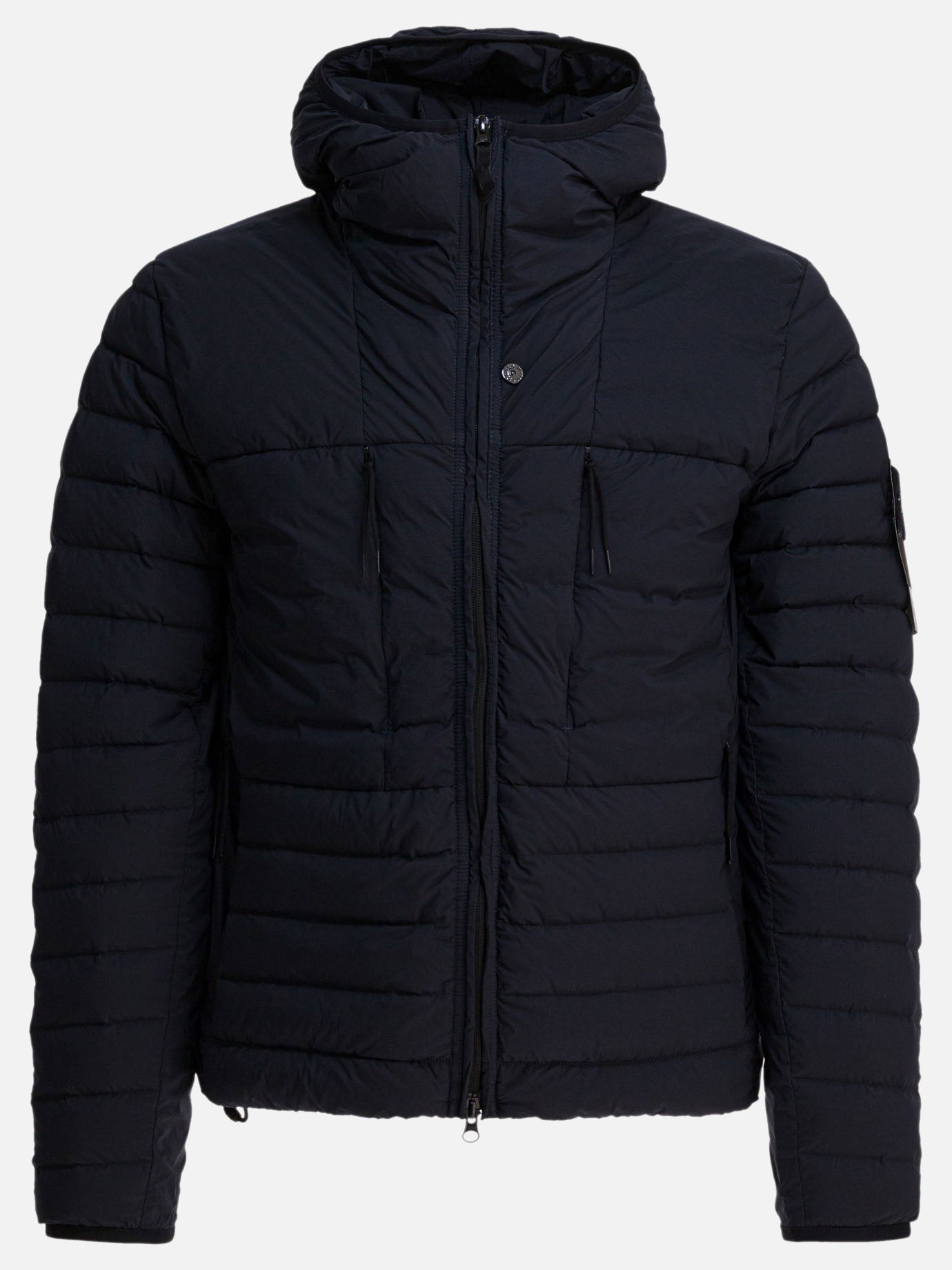 Piumini corti Solid colour  Blu - Stone Island Uomo | PDP | VIETTI Online Store | thumbnail