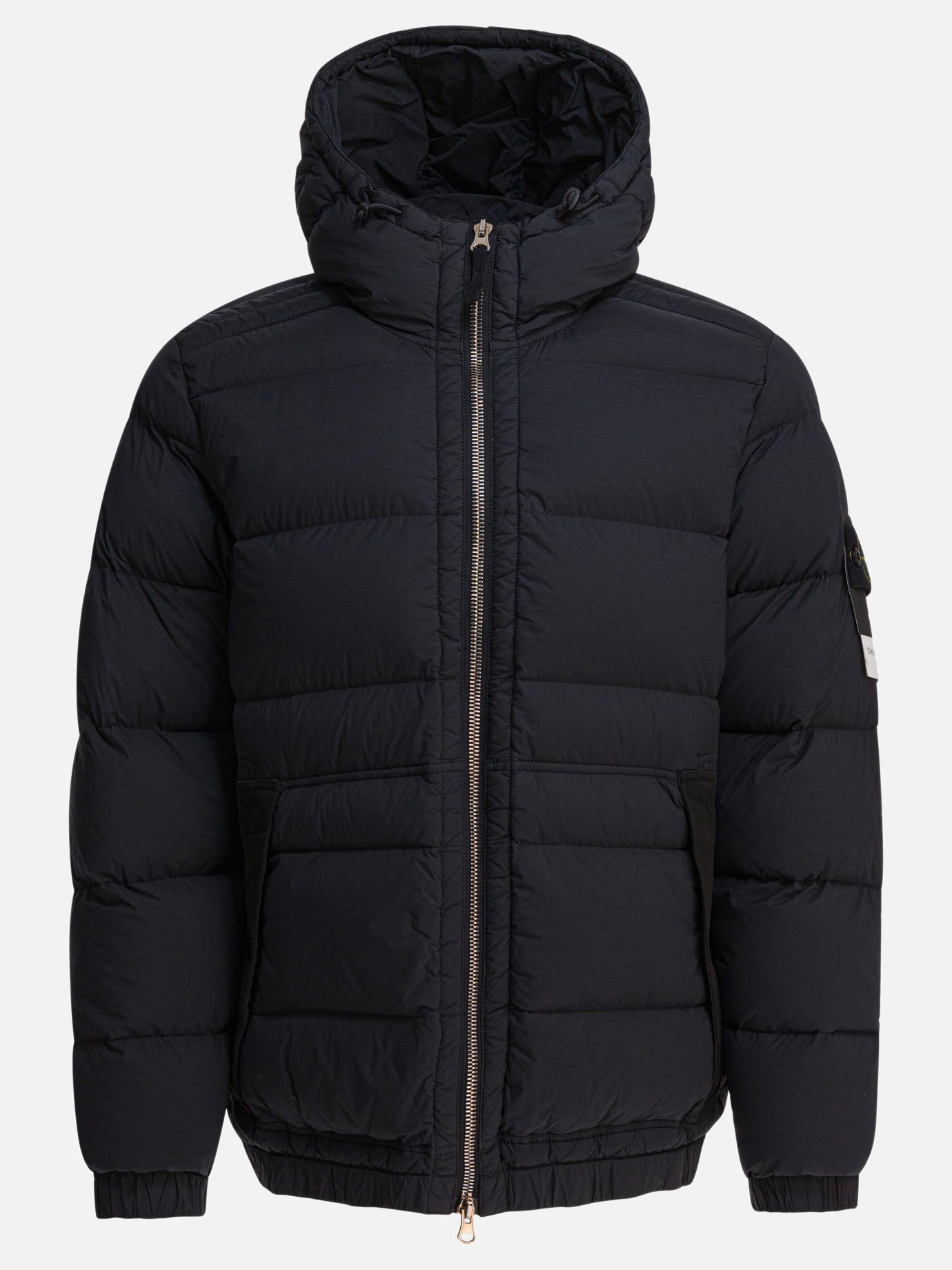 Stone Island Piumino in nylon leggero stretch 22763938_M Black thumbnail_1