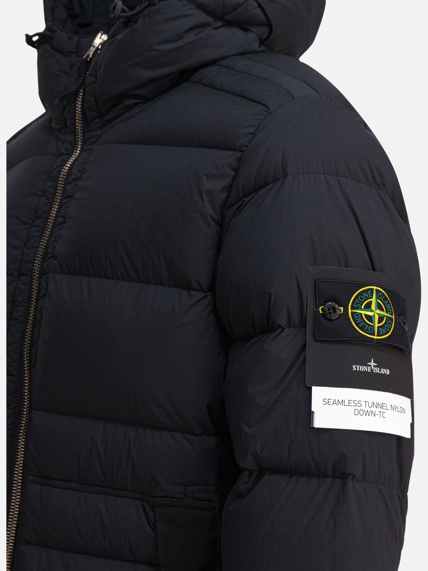 Stone Island Piumino in nylon leggero stretch 22763938_M Black thumbnail_4