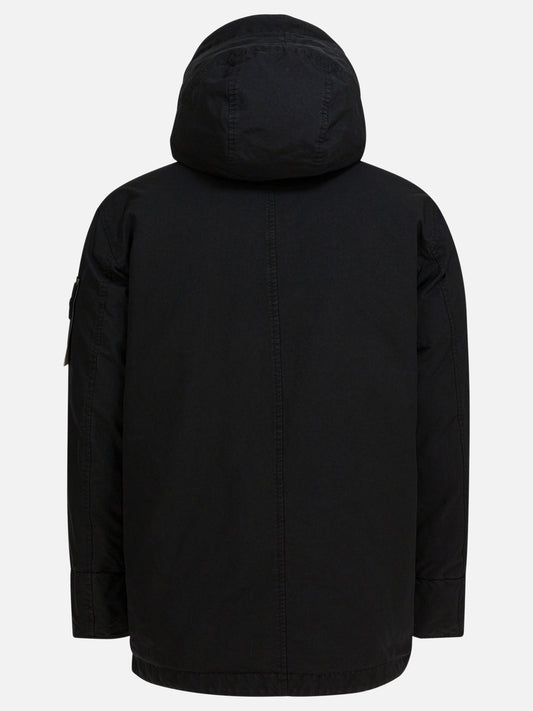 Piumini corti Logo  Nero - Stone Island Uomo | PLP | VIETTI Online Store | 2
