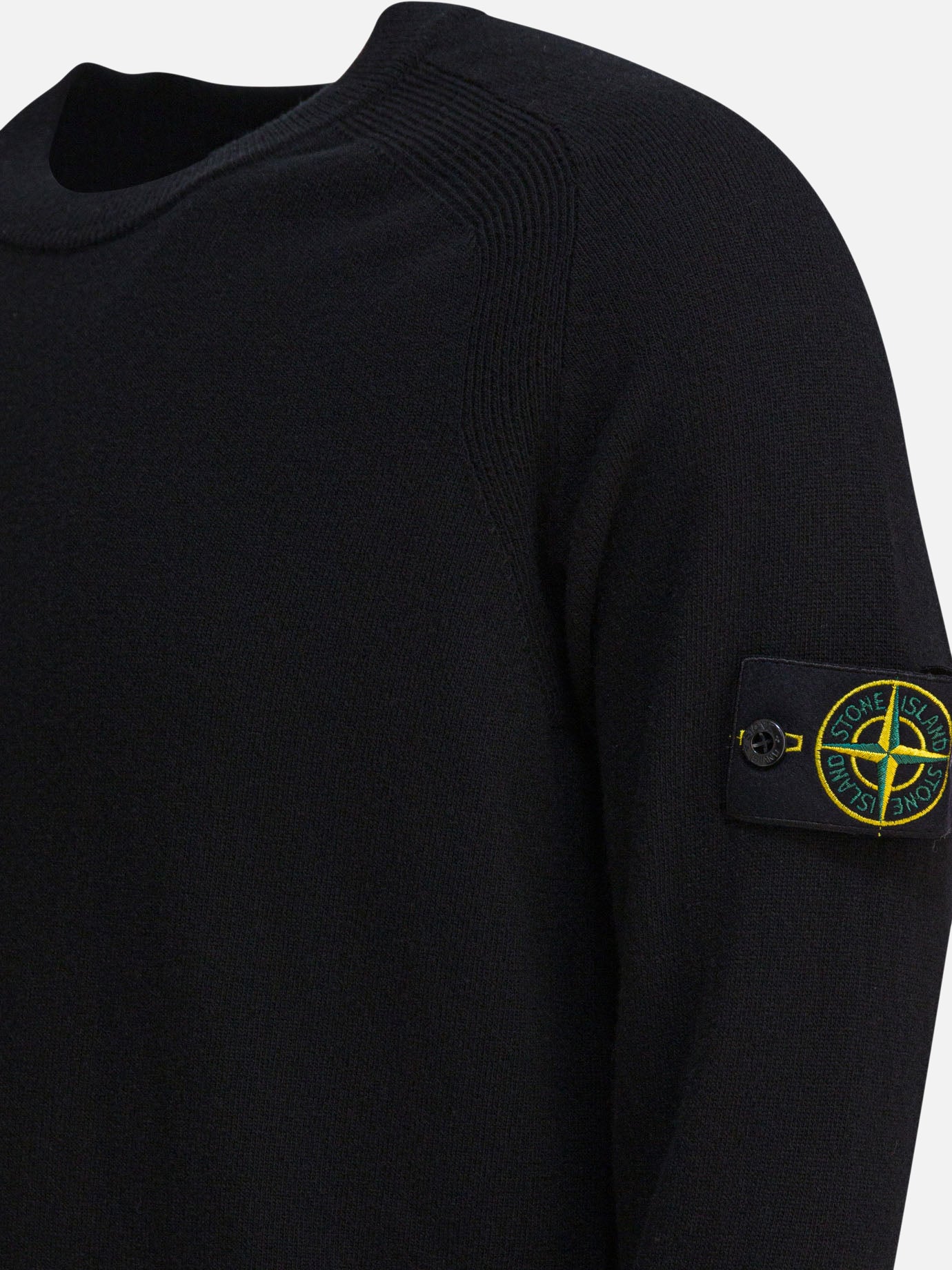 Maglioni girocollo Logo  Nero - Stone Island Uomo | PDP | VIETTI Online Store | thumbnail_2