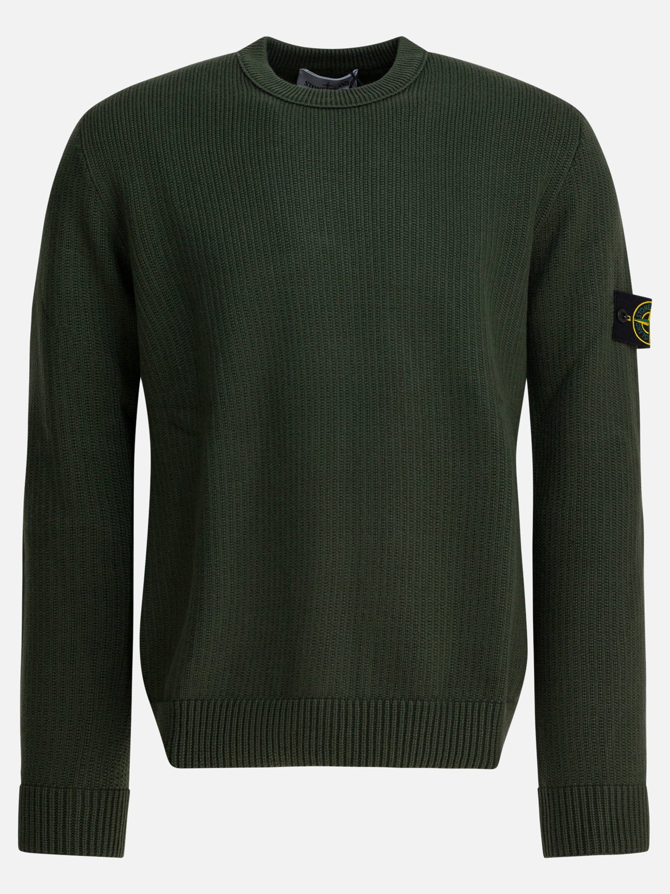 Maglioni girocollo Logo  Verde - Stone Island Uomo | PDP | VIETTI Online Store | Zoom-Modal
