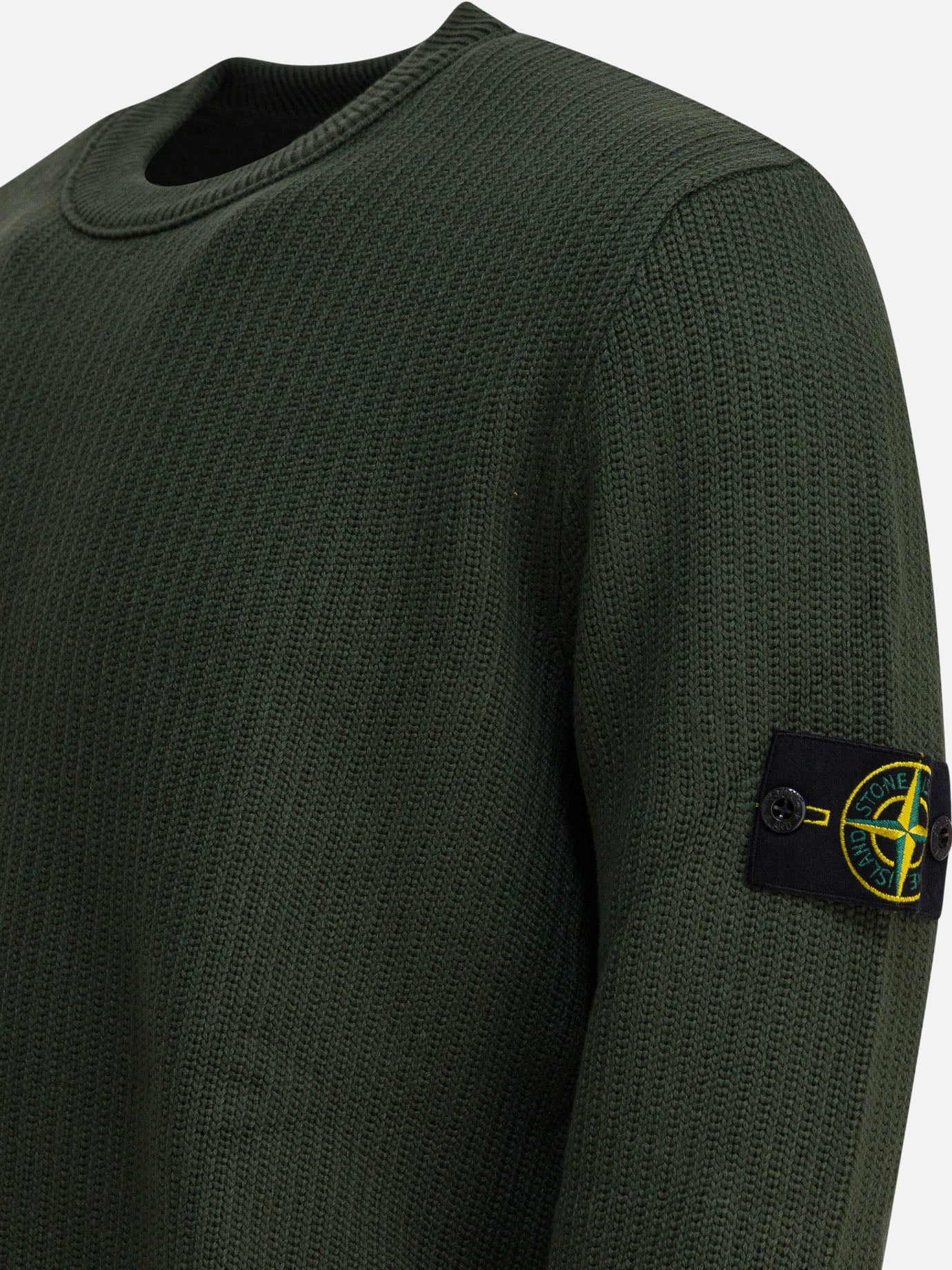 Maglioni girocollo Logo  Verde - Stone Island Uomo | PDP | VIETTI Online Store | Zoom-Modal_4
