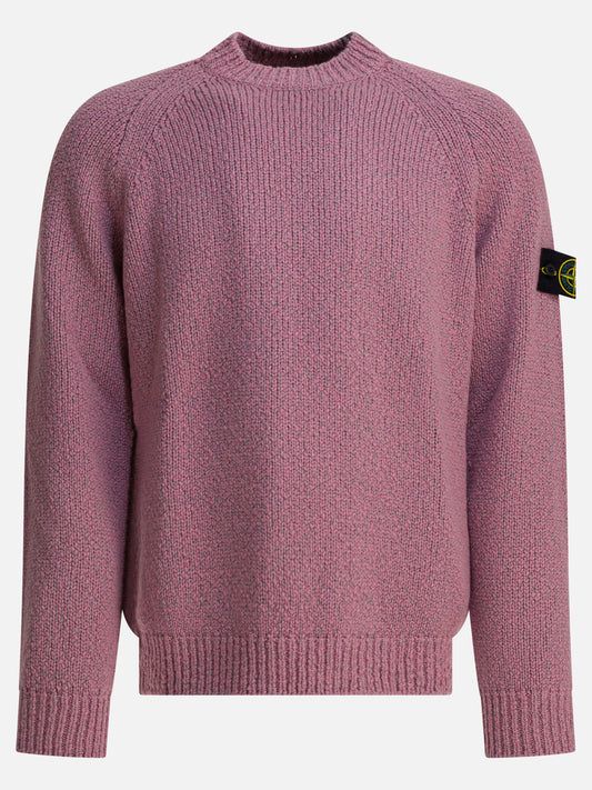 Maglioni girocollo Solid colour  Rosa - Stone Island Uomo | PLP | VIETTI Online Store 
