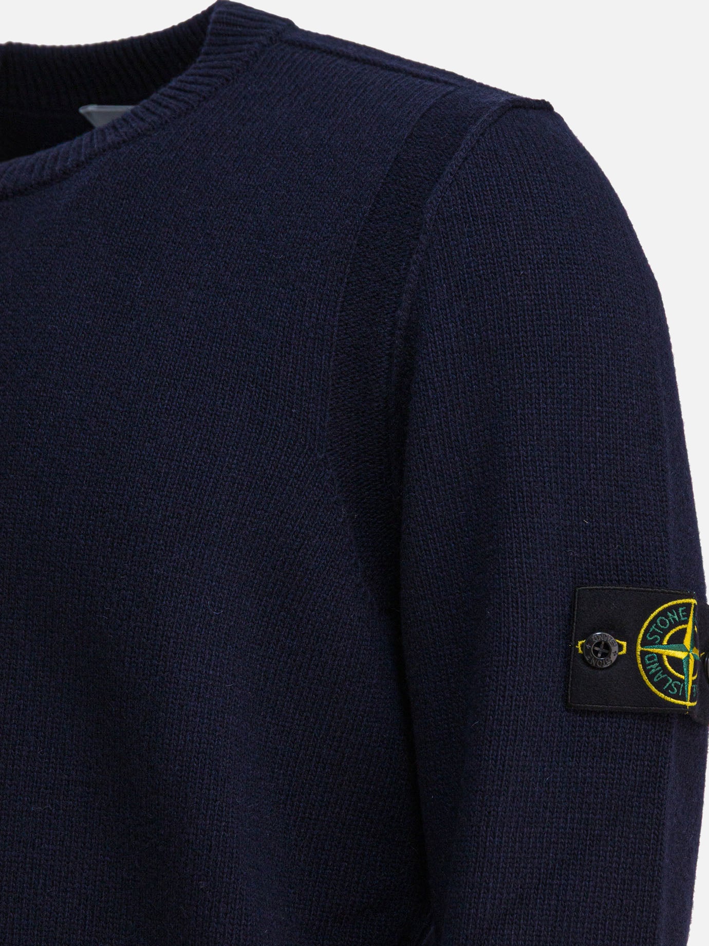 Maglioni girocollo Logo  Blu - Stone Island Uomo | PDP | VIETTI Online Store | thumbnail_4