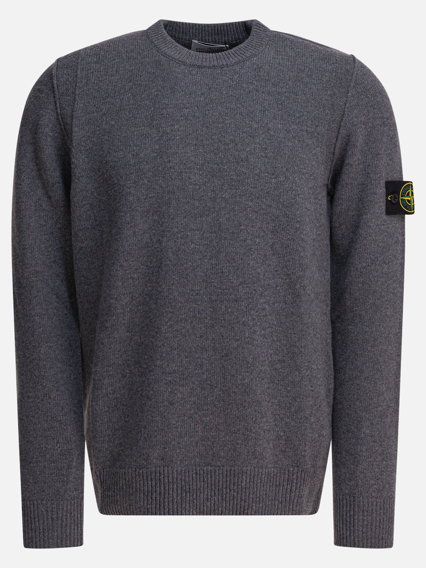 Stone Island Wool crewneck sweater 21083032_M Grey thumbnail_1