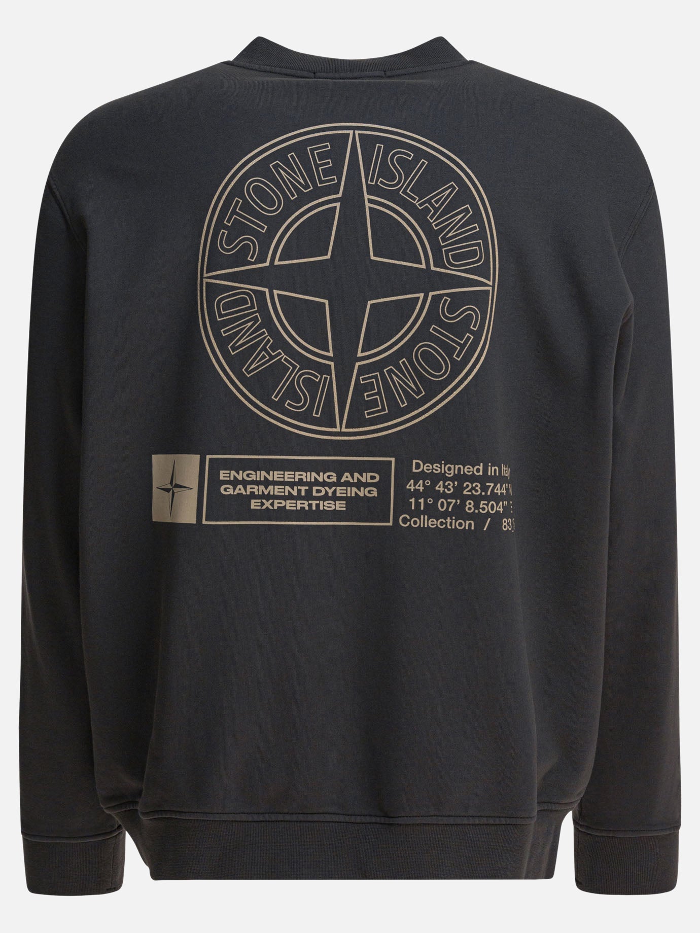 Felpe girocollo Logo  Grigio - Stone Island Uomo | PDP | VIETTI Online Store | Zoom-Modal_2
