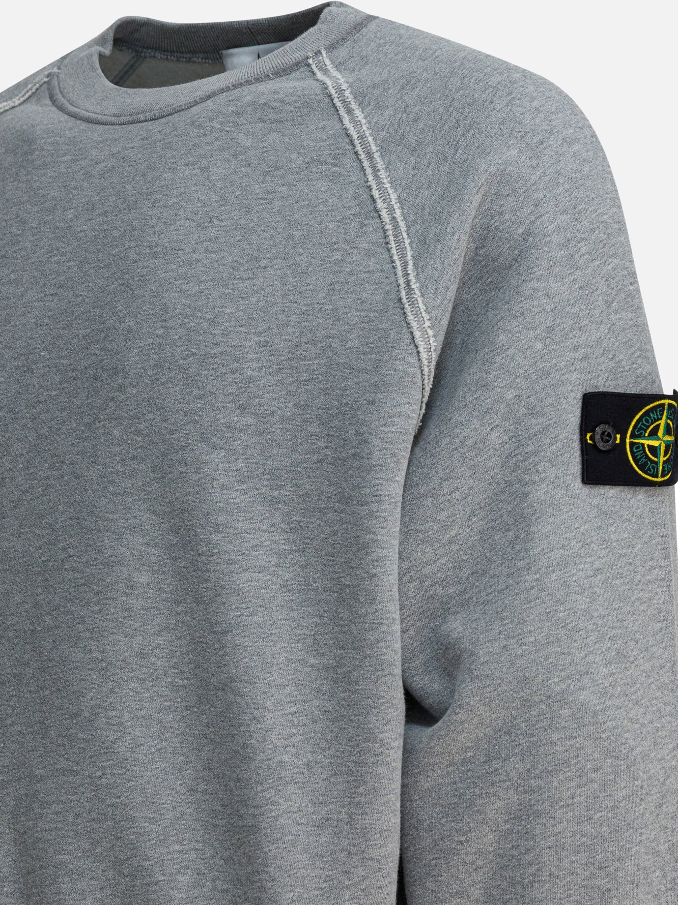 Crewnecks Logo  Grey - Stone Island Men | PDP | VIETTI Online Store | thumbnail_4
