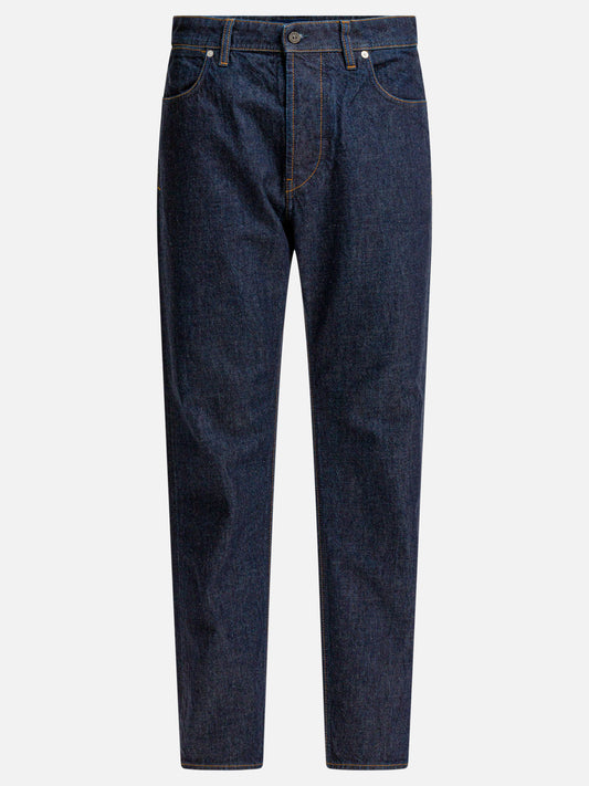Straight-leg jeans Solid colour  Blue - Stone Island Men | PDP | VIETTI Online Store 
