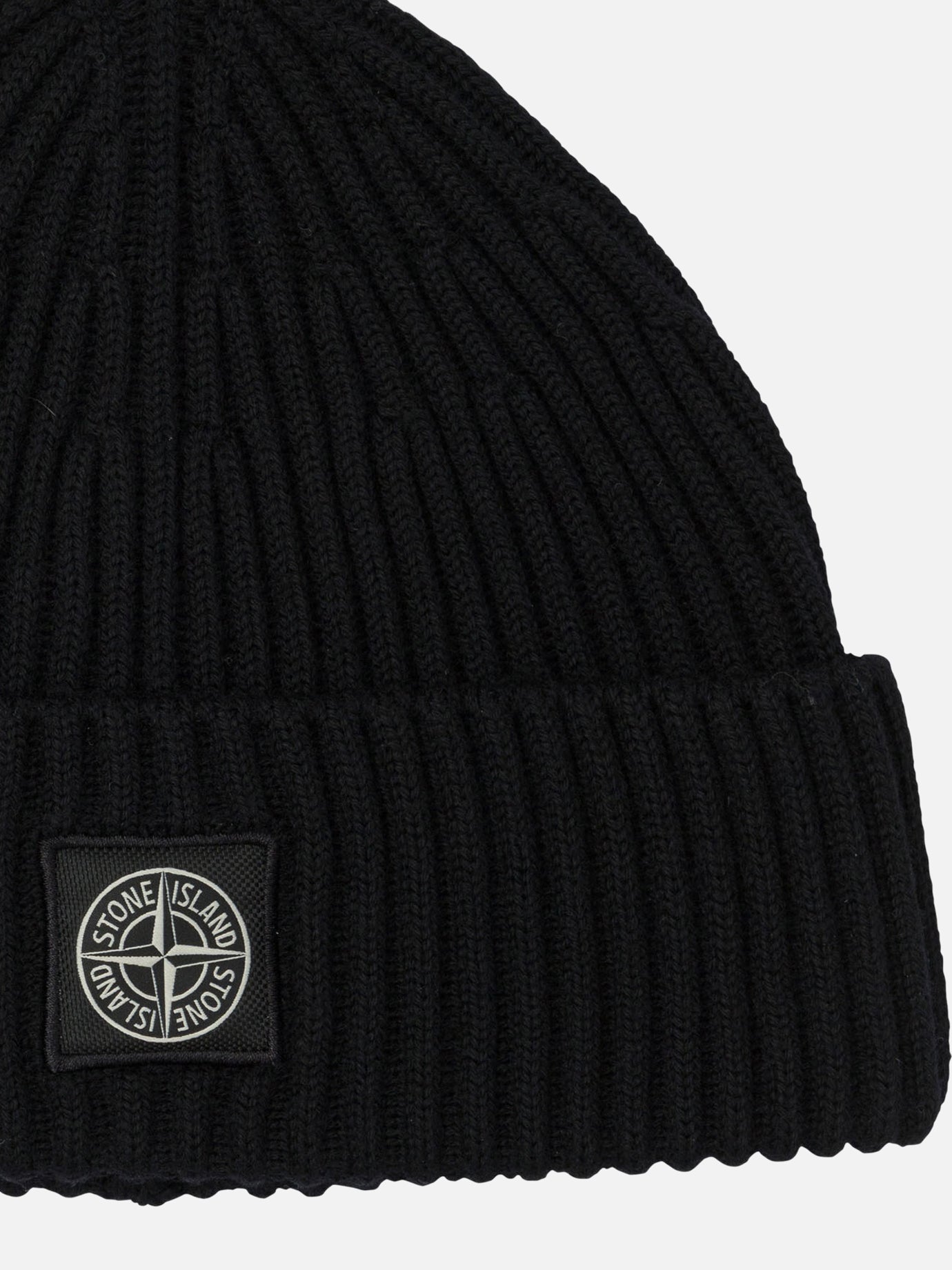 Beanies Logo  Black - Stone Island Men | PDP | VIETTI Online Store | thumbnail_3