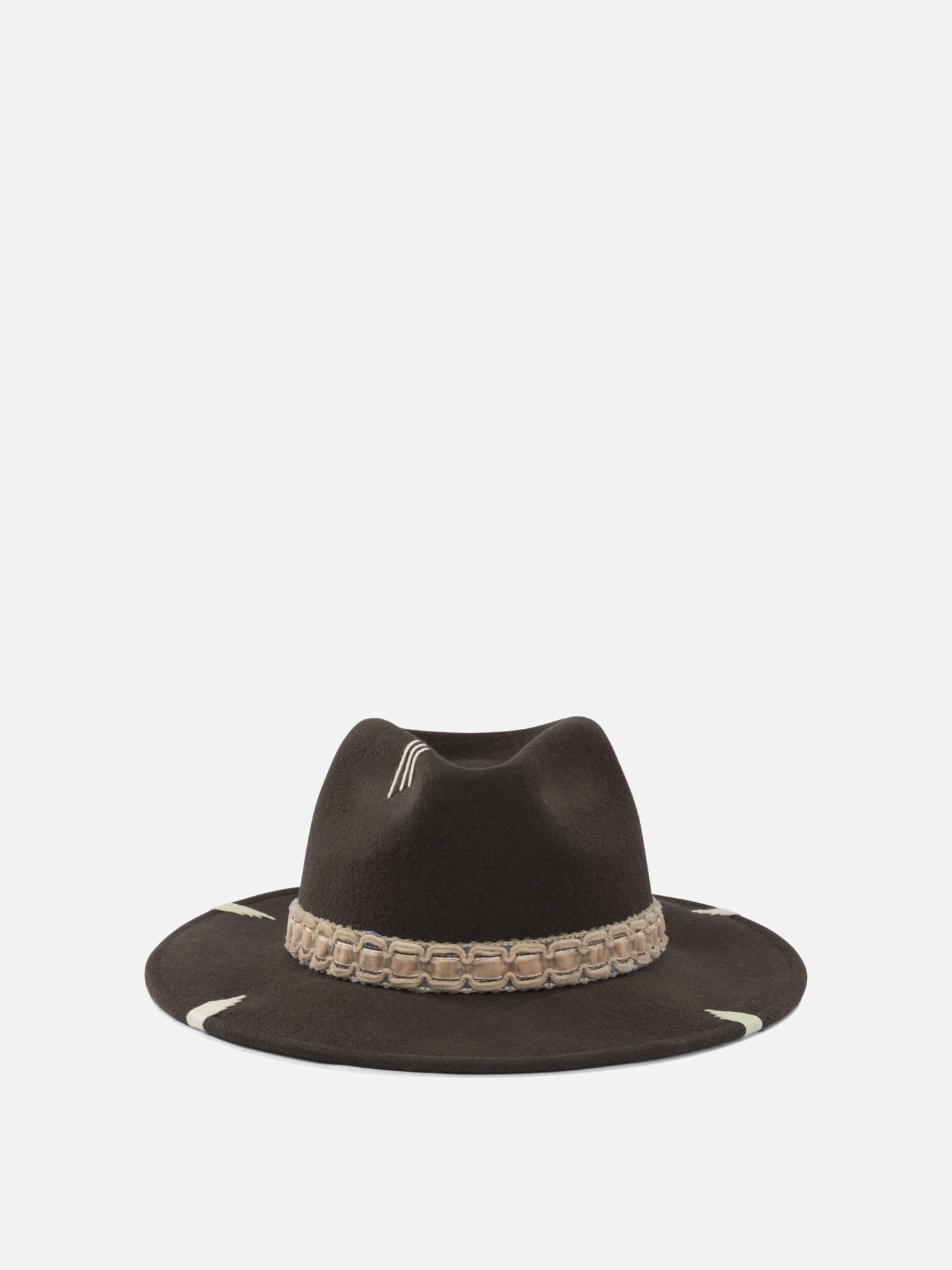 Classic hats 100% wool  Brown - The Hat Gang Women | PDP | VIETTI Online Store | Zoom-Modal
