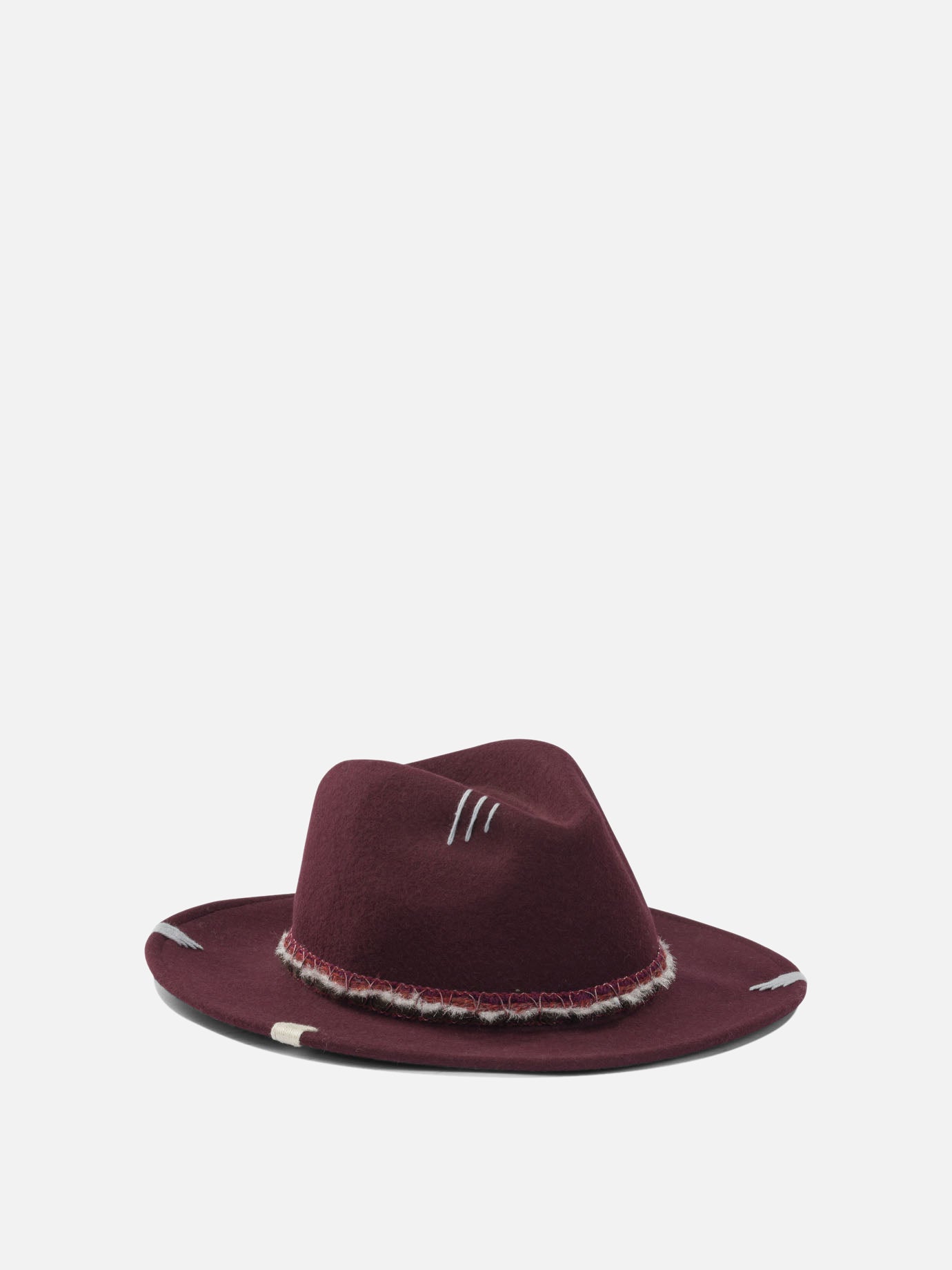 Classic hats 100% wool  Bordeaux - The Hat Gang Women | PDP | VIETTI Online Store | thumbnail_2