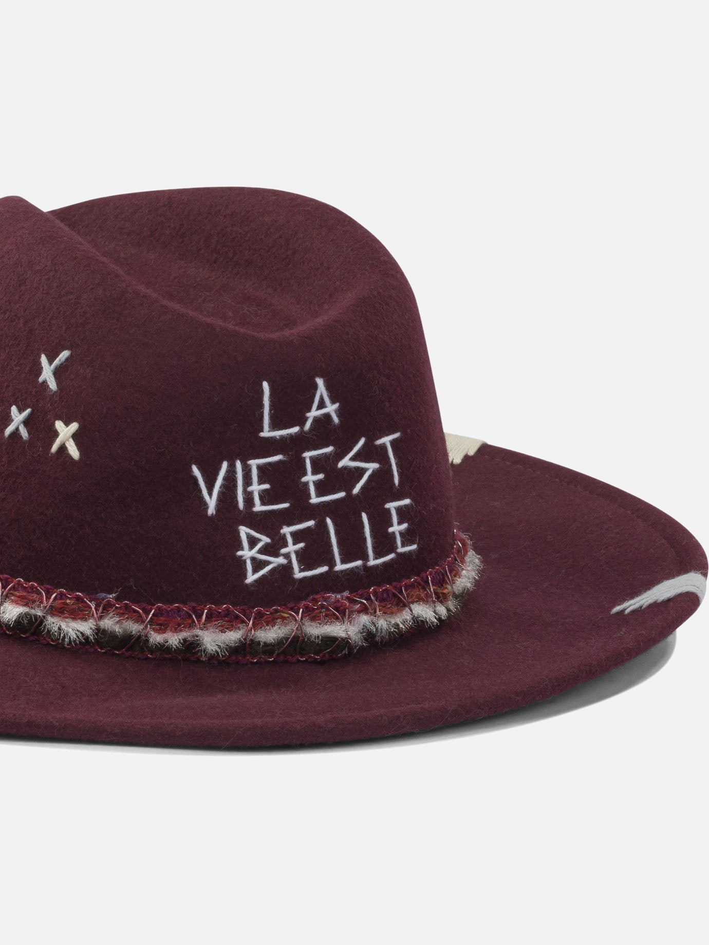 Classic hats 100% wool  Bordeaux - The Hat Gang Women | PDP | VIETTI Online Store | thumbnail_4