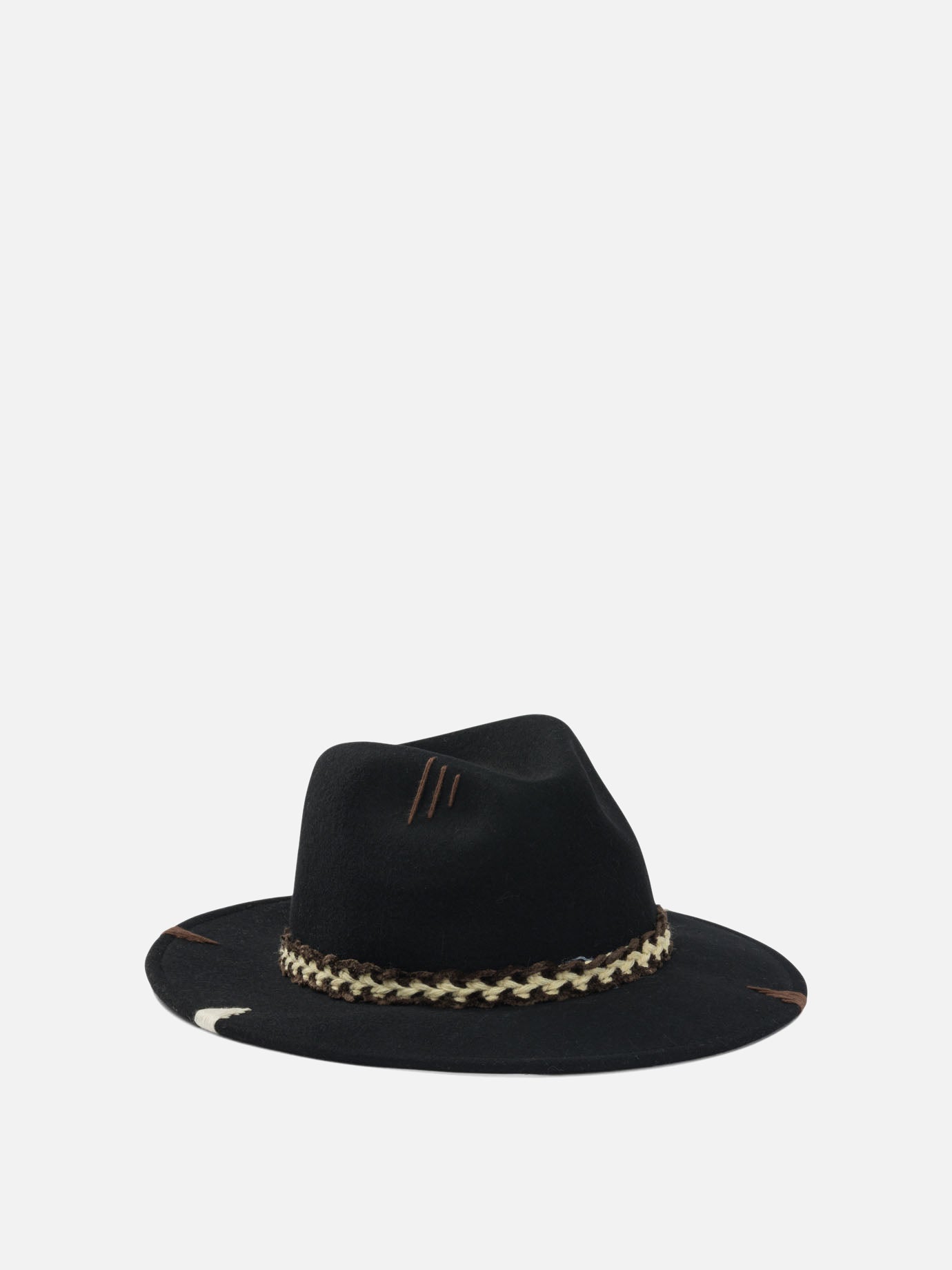 Classic hats 100% wool  Black - The Hat Gang Women | PDP | VIETTI Online Store | thumbnail_2