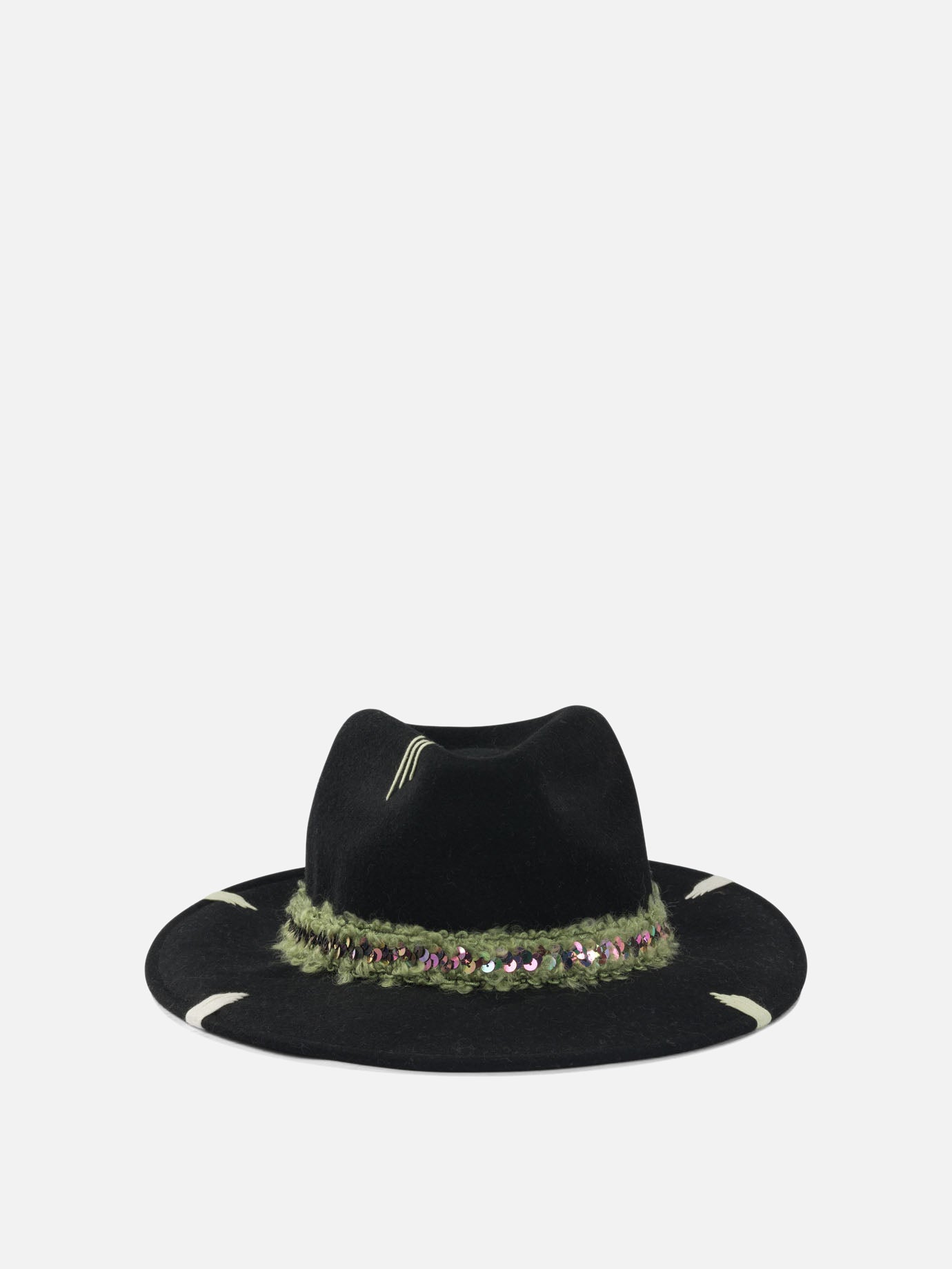 Classic hats 100% wool  Black - The Hat Gang Women | PDP | VIETTI Online Store | thumbnail