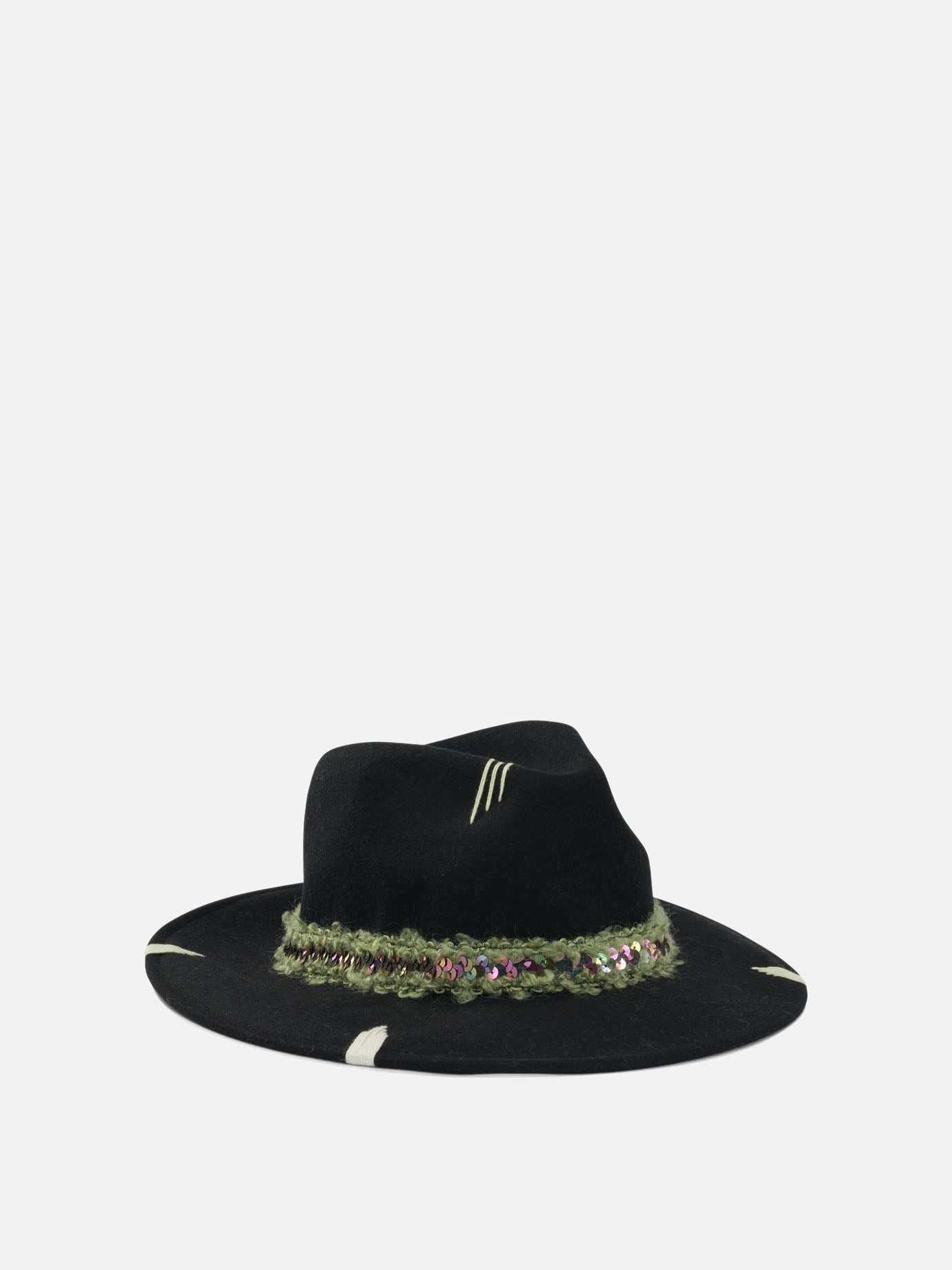 Classic hats 100% wool  Black - The Hat Gang Women | PDP | VIETTI Online Store | Zoom-Modal_2
