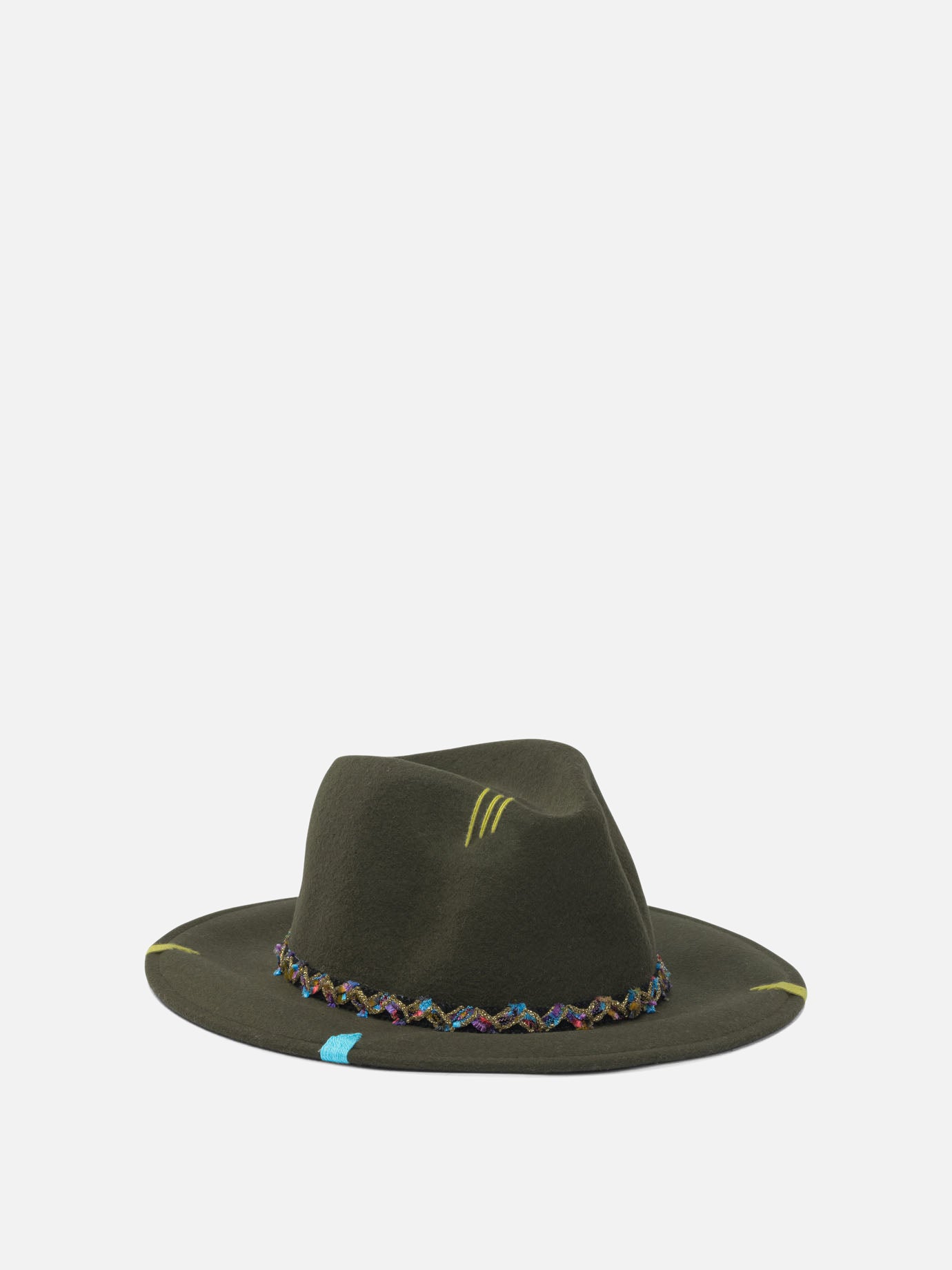 Classic hats 100% wool  Green - The Hat Gang Women | PDP | VIETTI Online Store | thumbnail_2