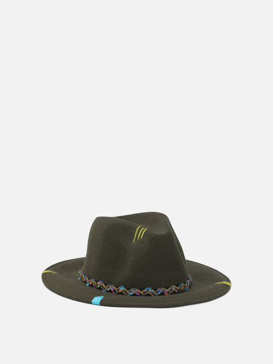 Classic hats 100% wool  Green - The Hat Gang Women | PDP | VIETTI Online Store | 2
