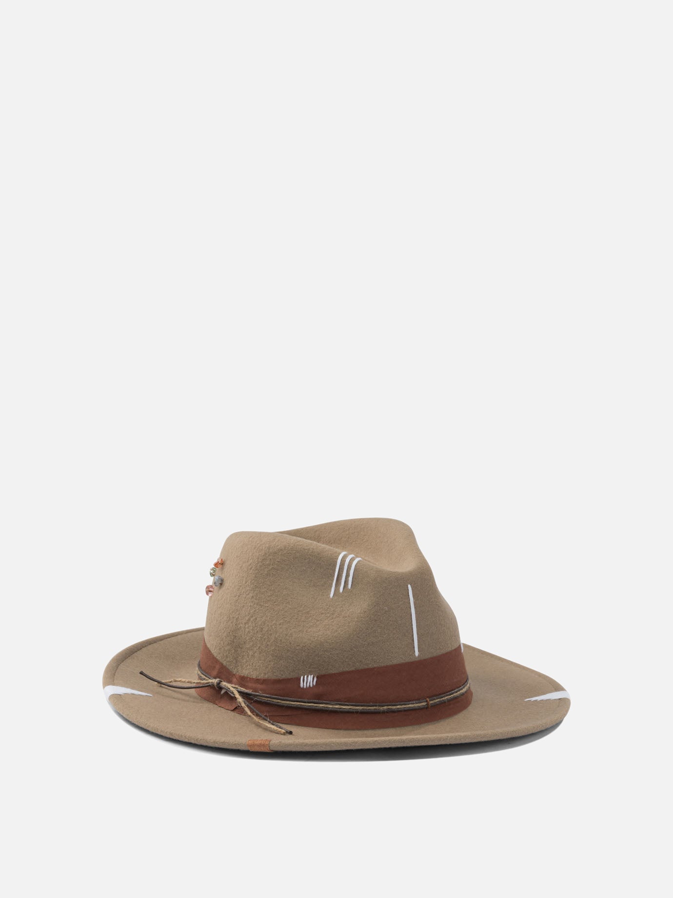 Classic hats 100% wool  Beige - The Hat Gang Women | PDP | VIETTI Online Store | Zoom-Modal_2
