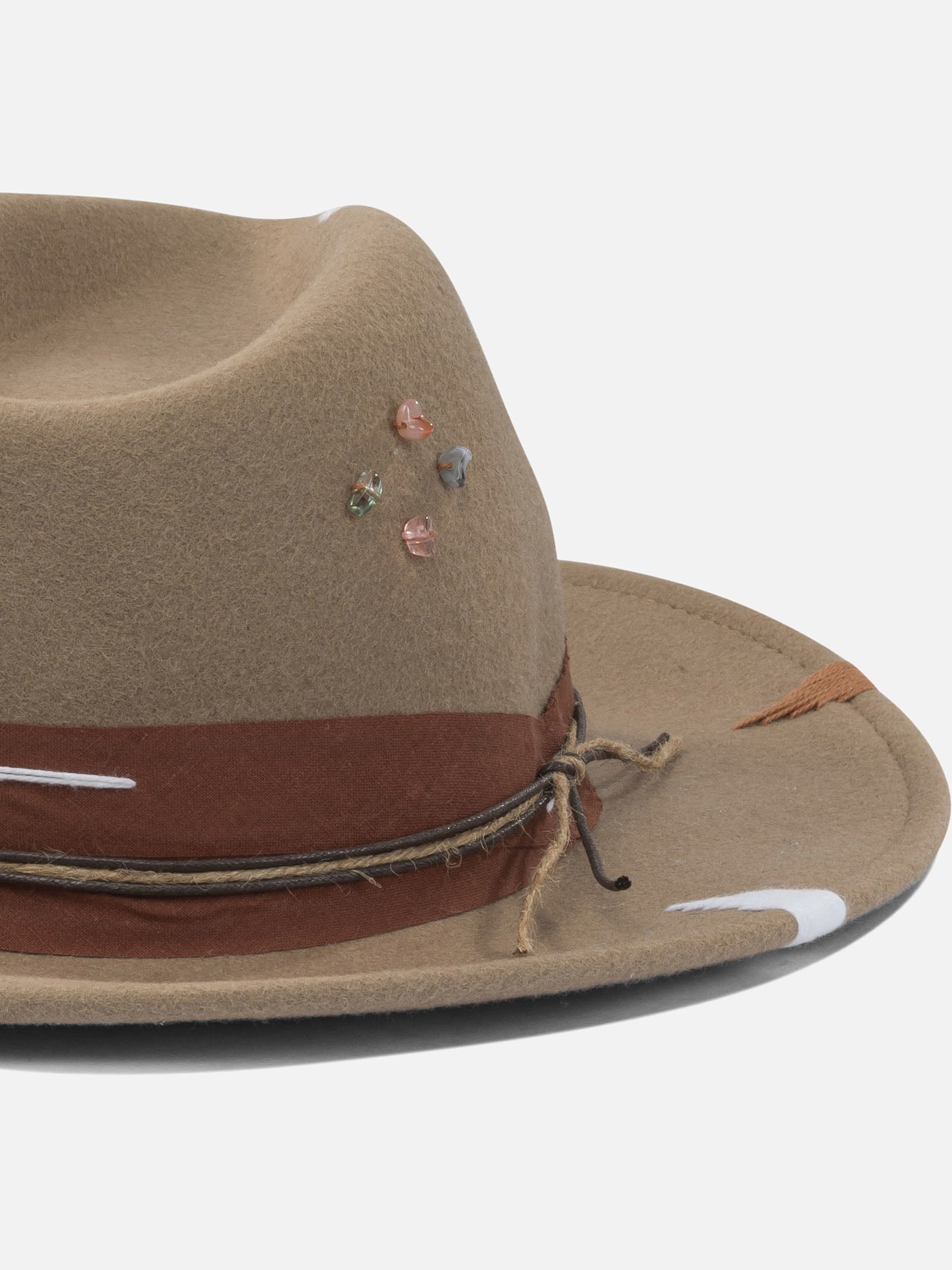 Classic hats 100% wool  Beige - The Hat Gang Women | PDP | VIETTI Online Store | thumbnail_4