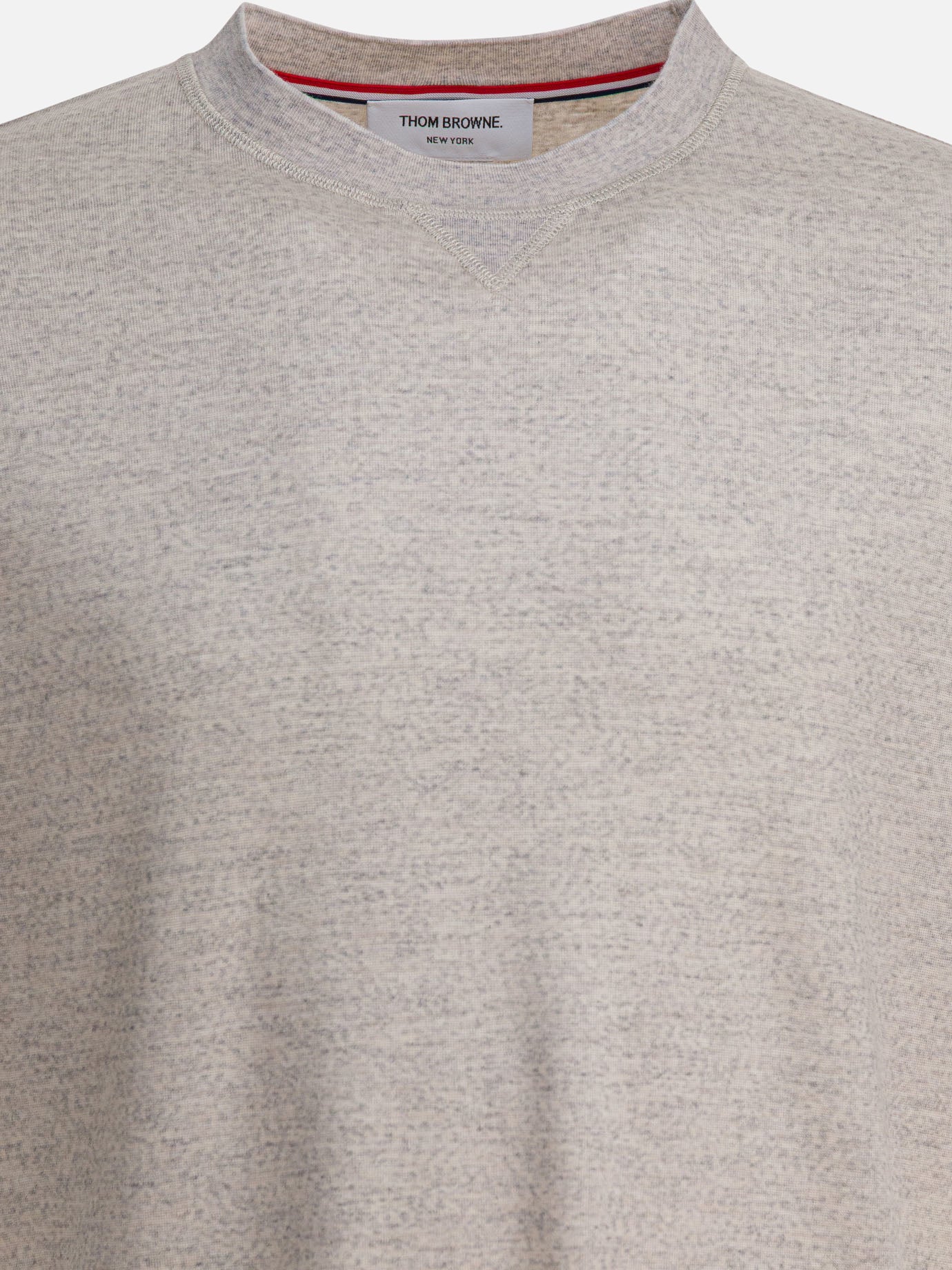 T-shirt girocollo Solid colour  Grigio - Thom Browne Uomo | PDP | VIETTI Online Store | Zoom-Modal_3
