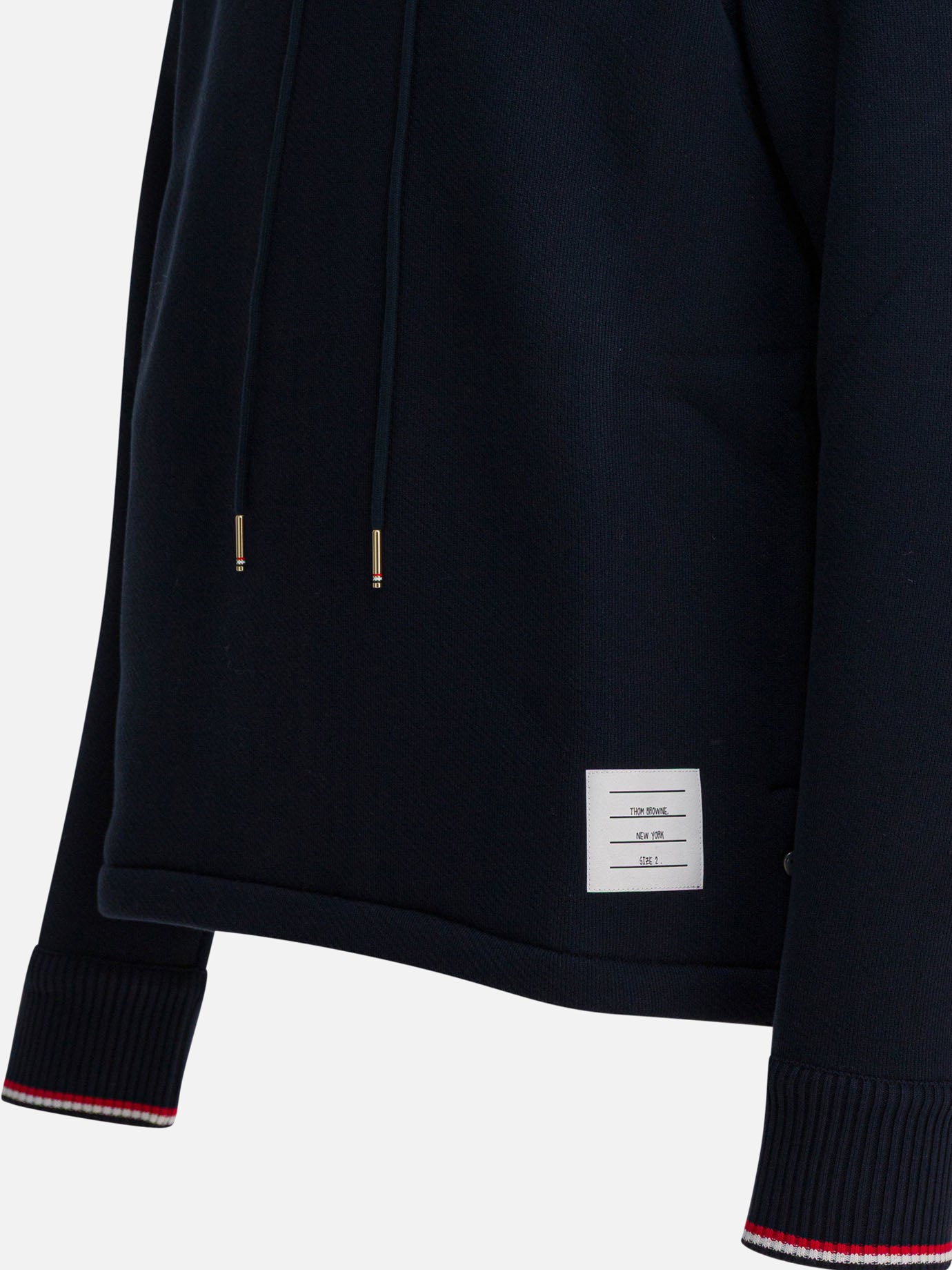 Felpe con cappuccio Solid colour  Blu - Thom Browne Uomo | PDP | VIETTI Online Store | thumbnail_4