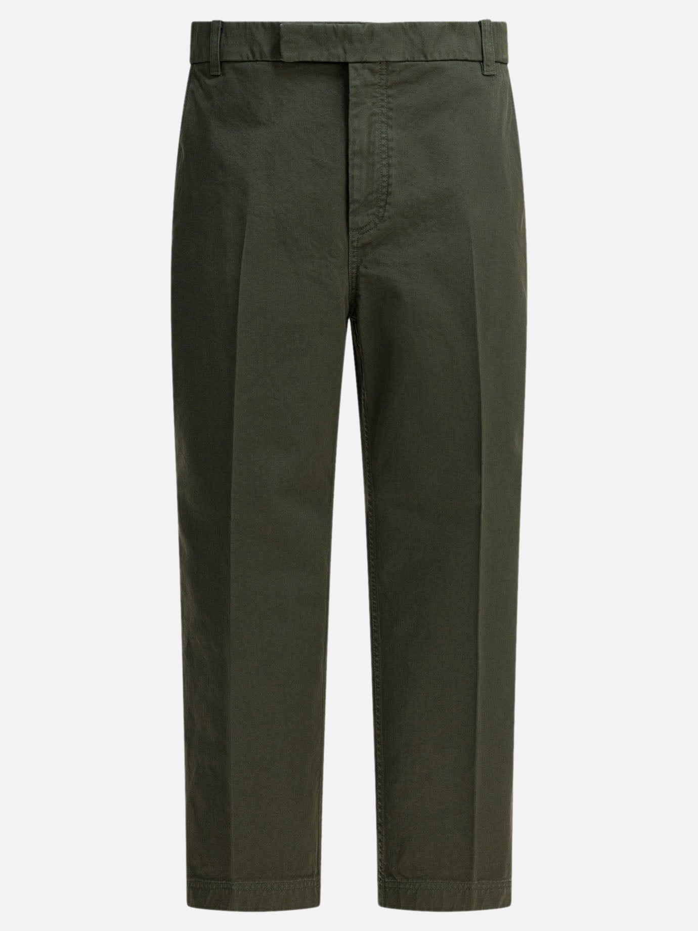 Pantaloni casual Solid colour  Verde - Thom Browne Uomo | PDP | VIETTI Online Store | thumbnail