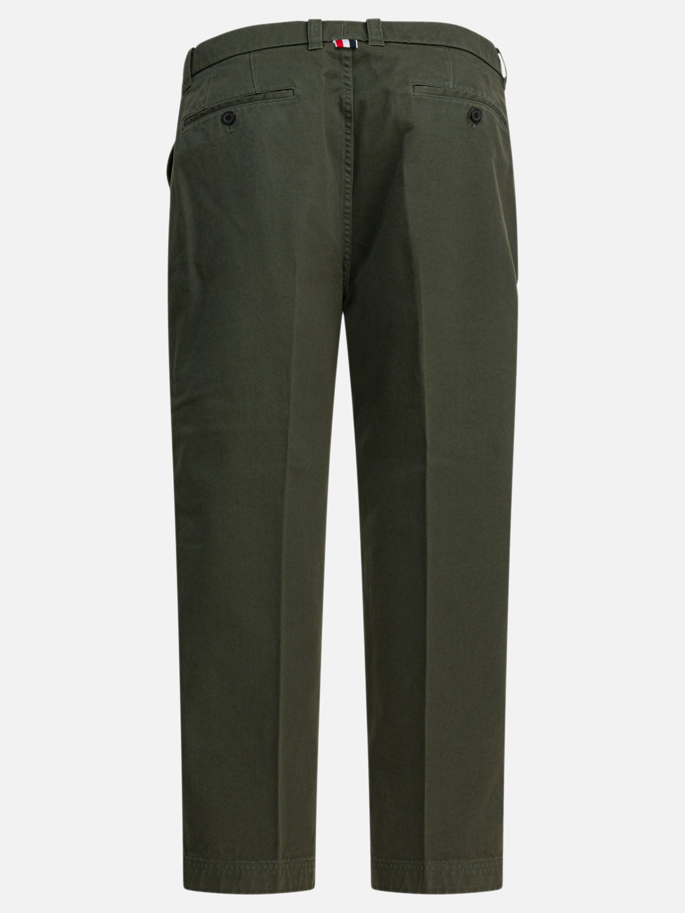 Pantaloni casual Solid colour  Verde - Thom Browne Uomo | PDP | VIETTI Online Store | thumbnail_2