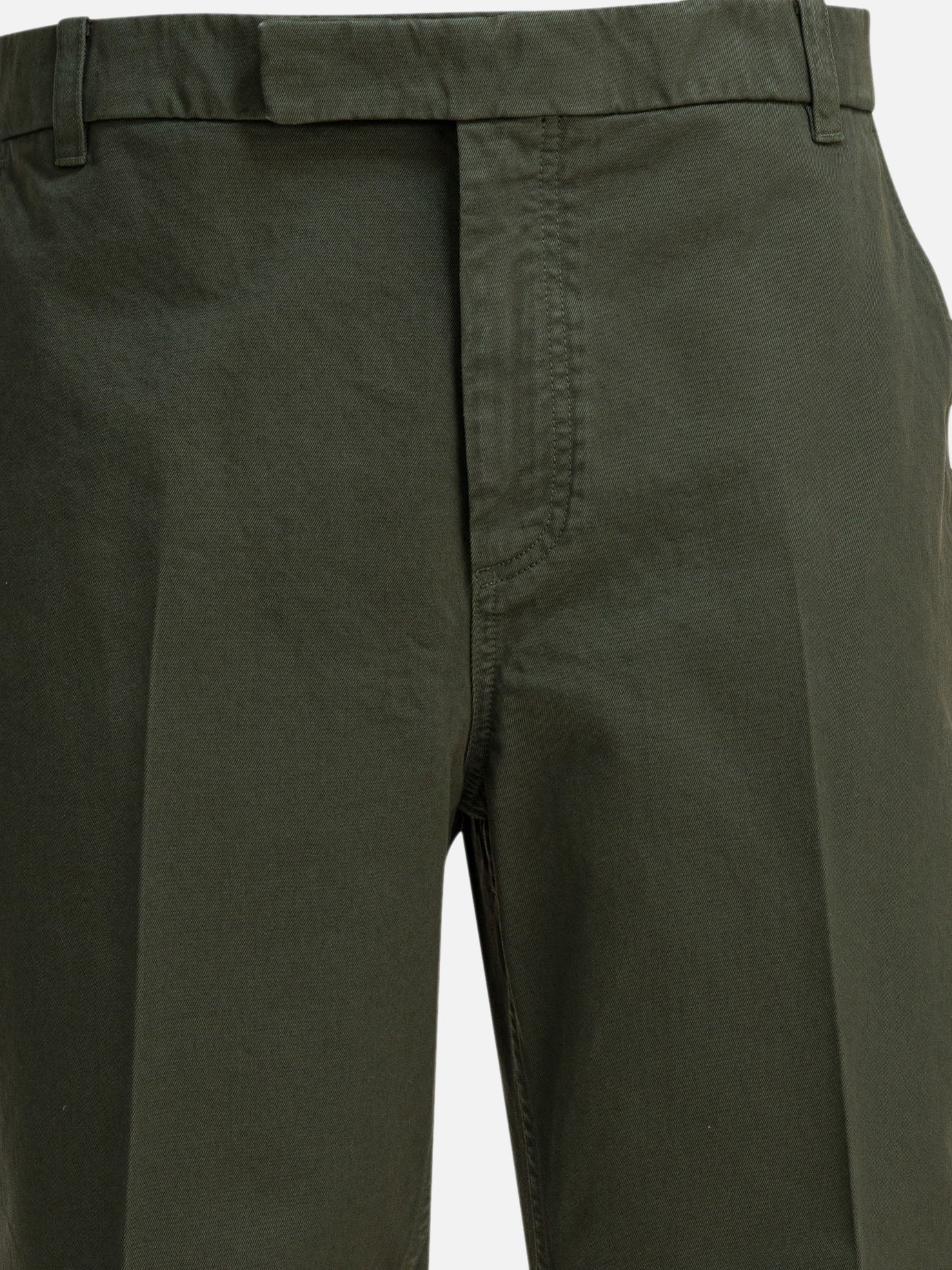 Pantaloni casual Solid colour  Verde - Thom Browne Uomo | PDP | VIETTI Online Store | Zoom-Modal_3
