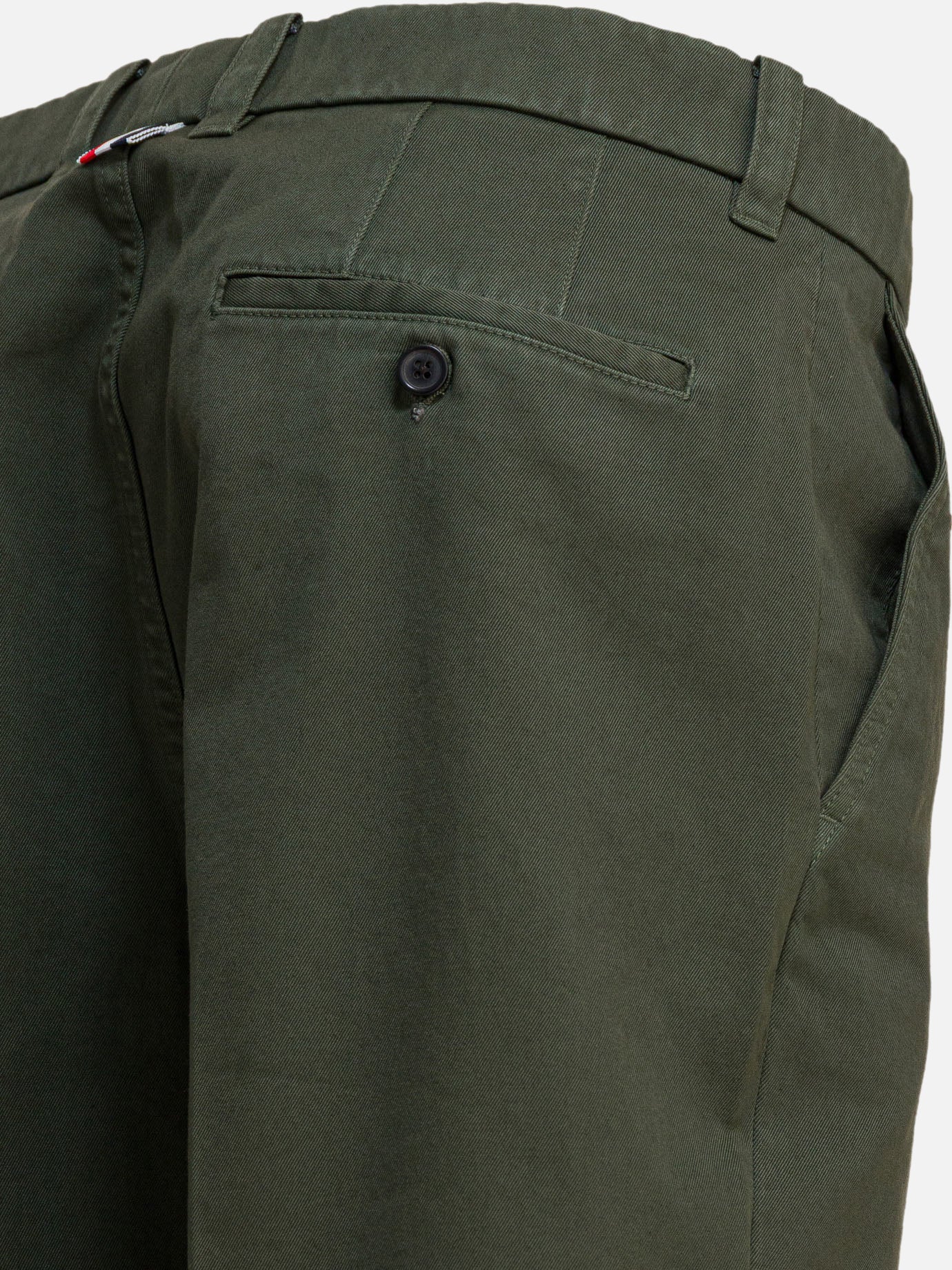 Pantaloni casual Solid colour  Verde - Thom Browne Uomo | PDP | VIETTI Online Store | Zoom-Modal_4
