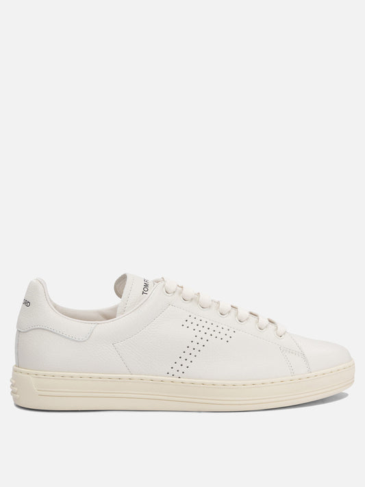 Low top sneakers 100% leather - 100% rubber  White - Tom Ford Men | PDP | VIETTI Online Store 
