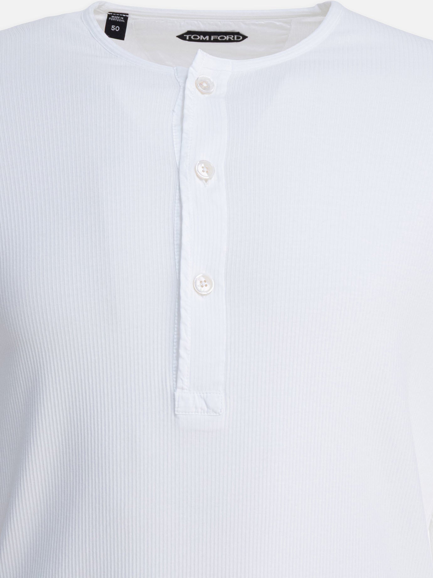 Crewneck t-shirts Solid colour  White - Tom Ford Men | PDP | VIETTI Online Store | thumbnail_3