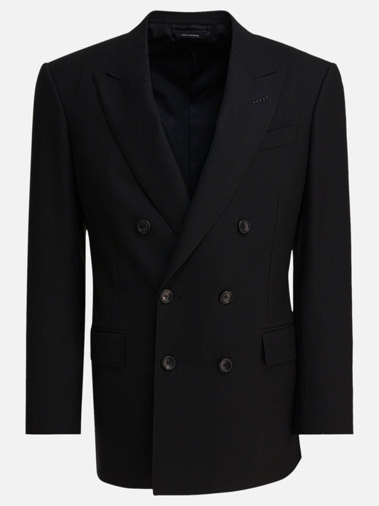 Blazer Solid colour  Nero - Tom Ford Uomo | PLP | VIETTI Online Store 
