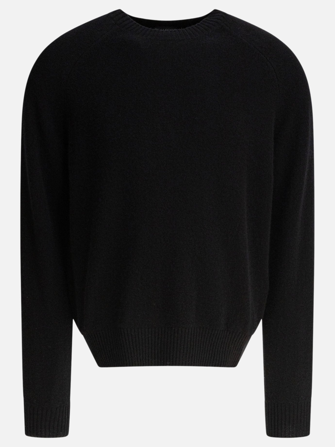 Crewneck sweaters Solid colour  Black - Tom Ford Men | PDP | VIETTI Online Store | thumbnail