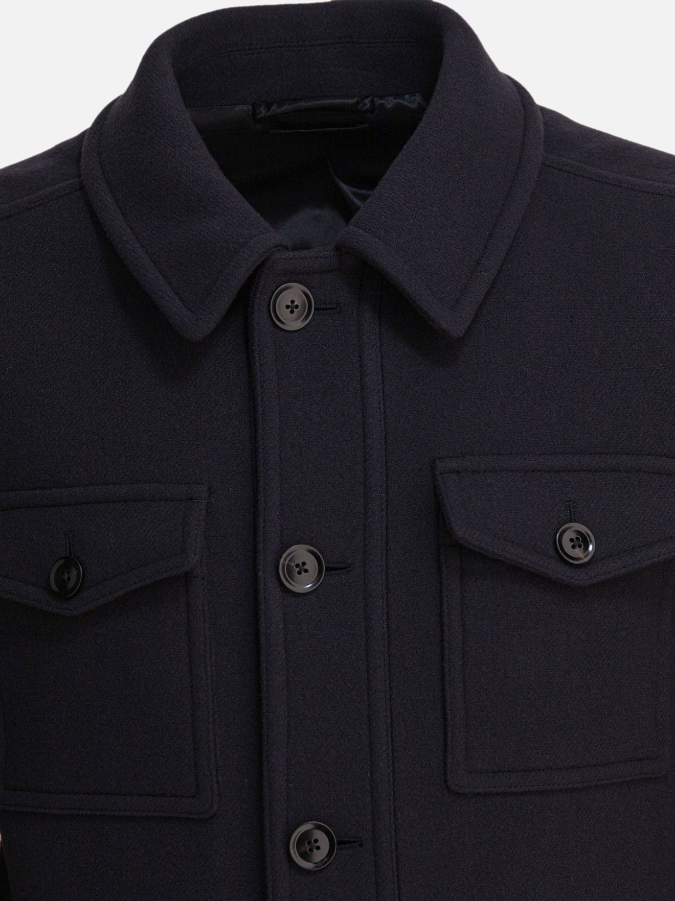 Short coats Tinta unita  Blue - Tom Ford Men | PDP | VIETTI Online Store | Zoom-Modal_3
