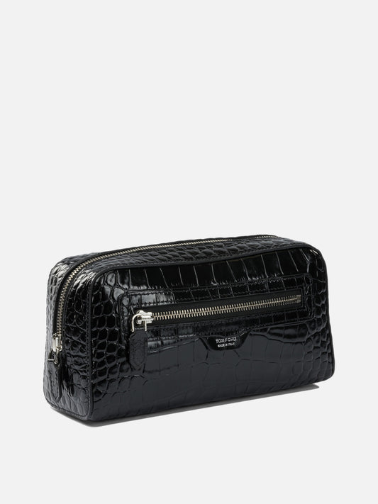 Beauty case 100% calf leather  Nero - Tom Ford Uomo | PDP | VIETTI Online Store | 2
