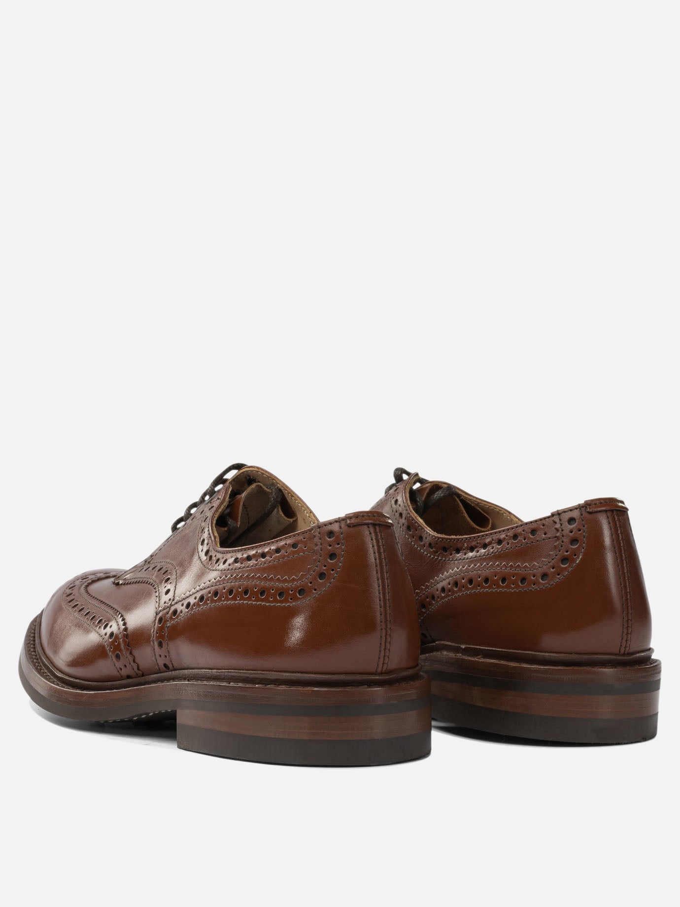 Derby 100% leather - 100% rubber  Brown - Tricker&#39;s Men | PDP | VIETTI Online Store | thumbnail_4