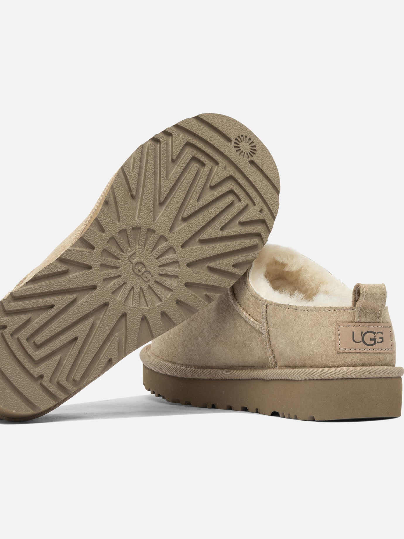 Pull-on boots 100% suede - 100% rubber  Beige - Ugg Women | PDP | VIETTI Online Store | Zoom-Modal_5
