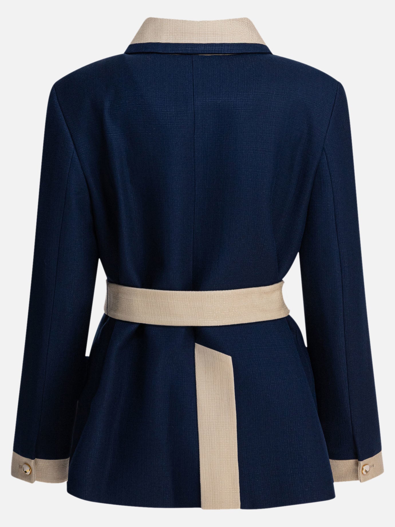 Short coats Solid colour  Blue - Valentino Women | PDP | VIETTI Online Store | thumbnail_2