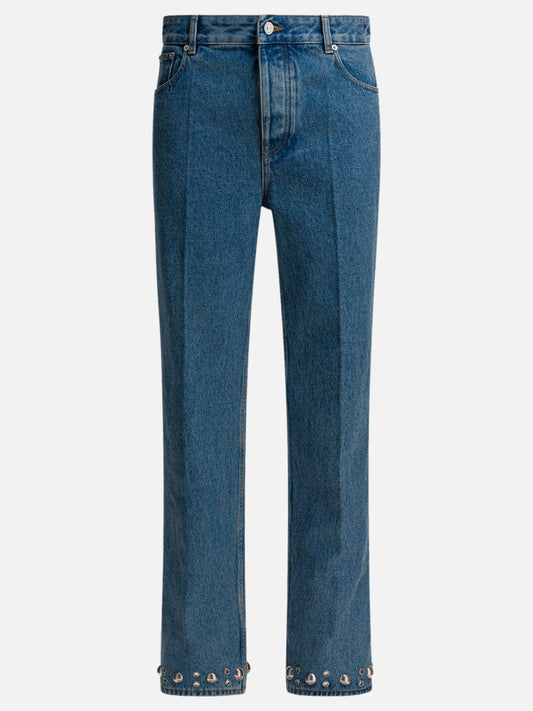 Straight-leg jeans Denim  Light blue - Valentino Men | PLP | VIETTI Online Store 
