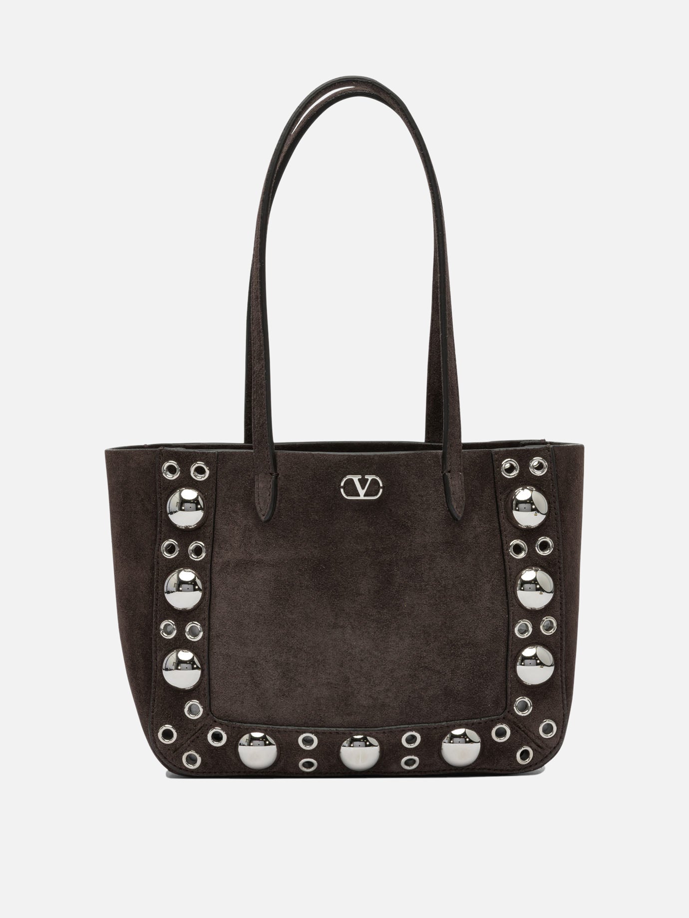 Borse piccole Solid colour  Marrone - Valentino Garavani Donna | PDP | VIETTI Online Store | Zoom-Modal
