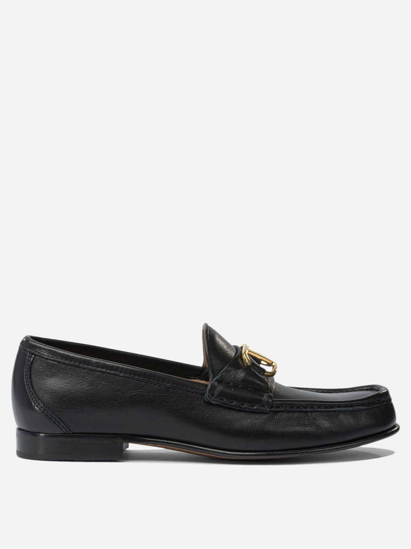 Mocassini 100% leather - 100% leather  Nero - Valentino Garavani Donna | PDP | VIETTI Online Store | Zoom-Modal
