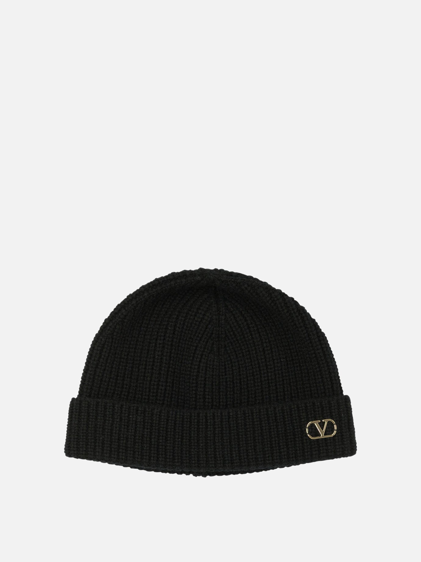 Beanies 100% cashmere  Black - Valentino Garavani Men | PDP | VIETTI Online Store | thumbnail