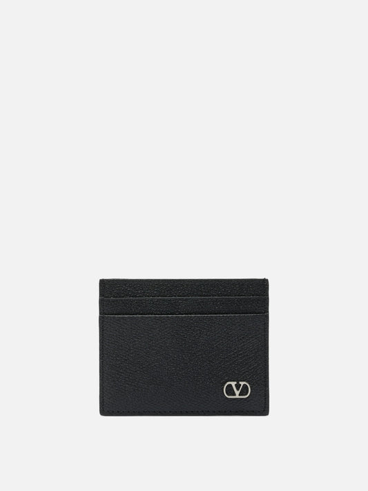 Card holders Solid colour  Black - Valentino Garavani Men | PLP | VIETTI Online Store 
