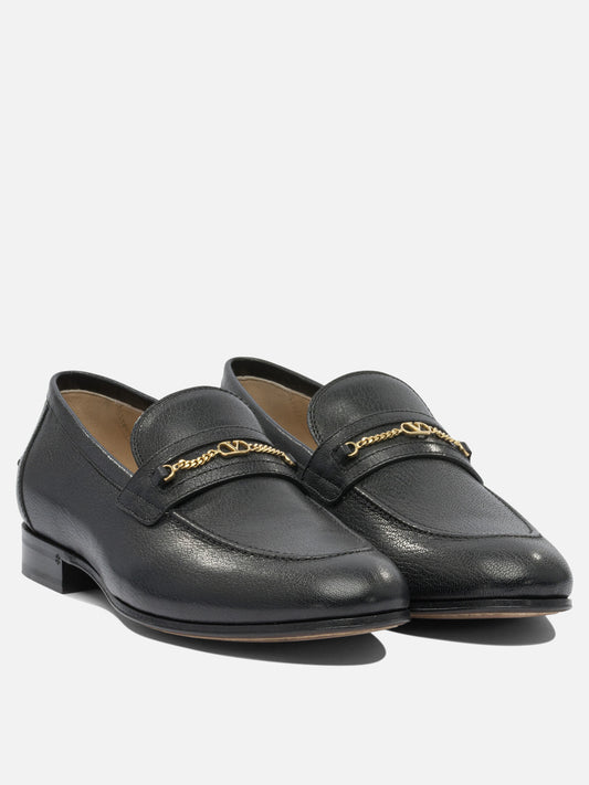 Loafers 100% leather - 100% leather  Black - Valentino Garavani Men | PLP | VIETTI Online Store | 2
